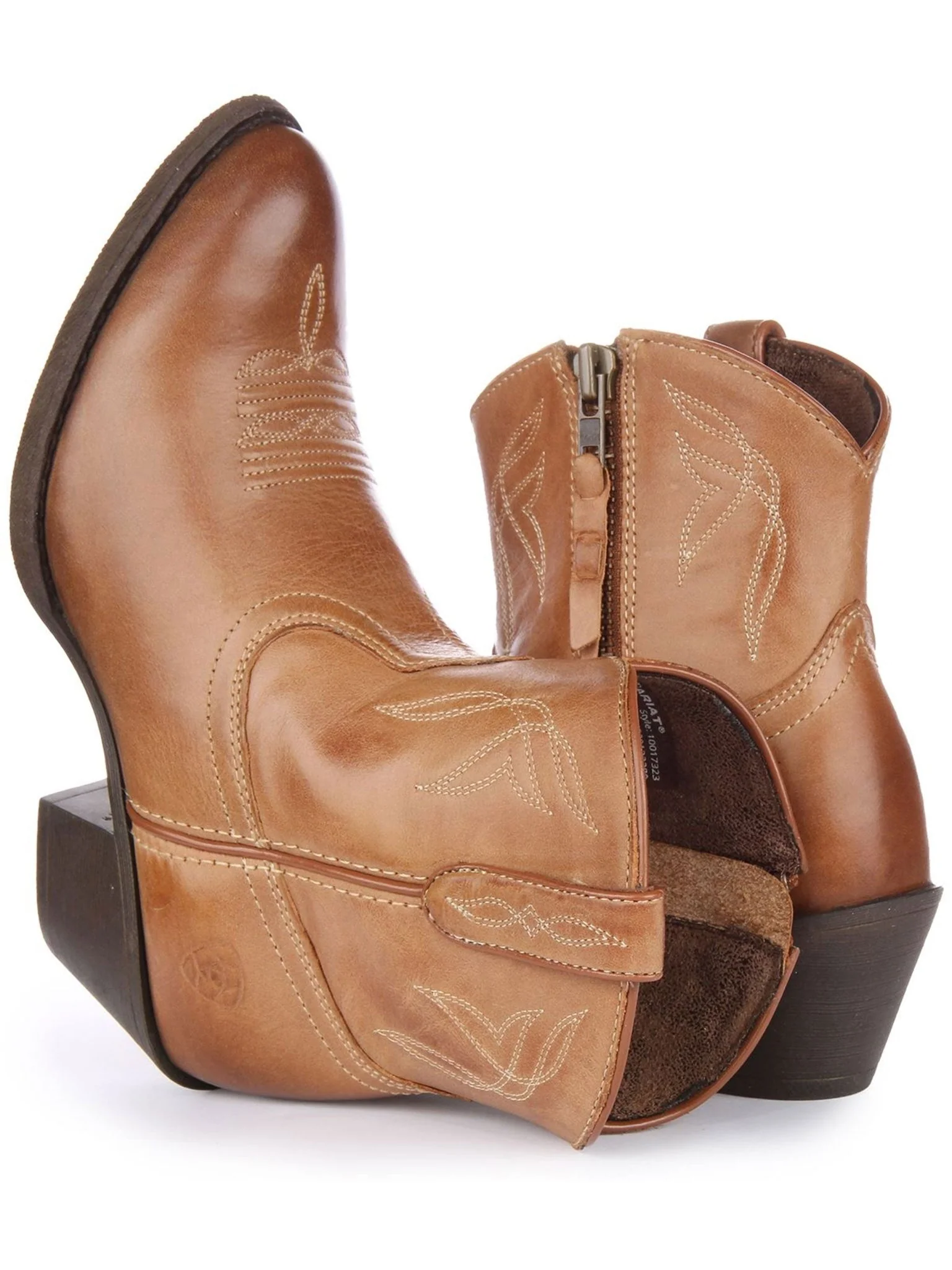 Ariat Darlin Ladies Western Boots – Premium Full-Grain Leather Cowboy Fashion Boots - Image 2