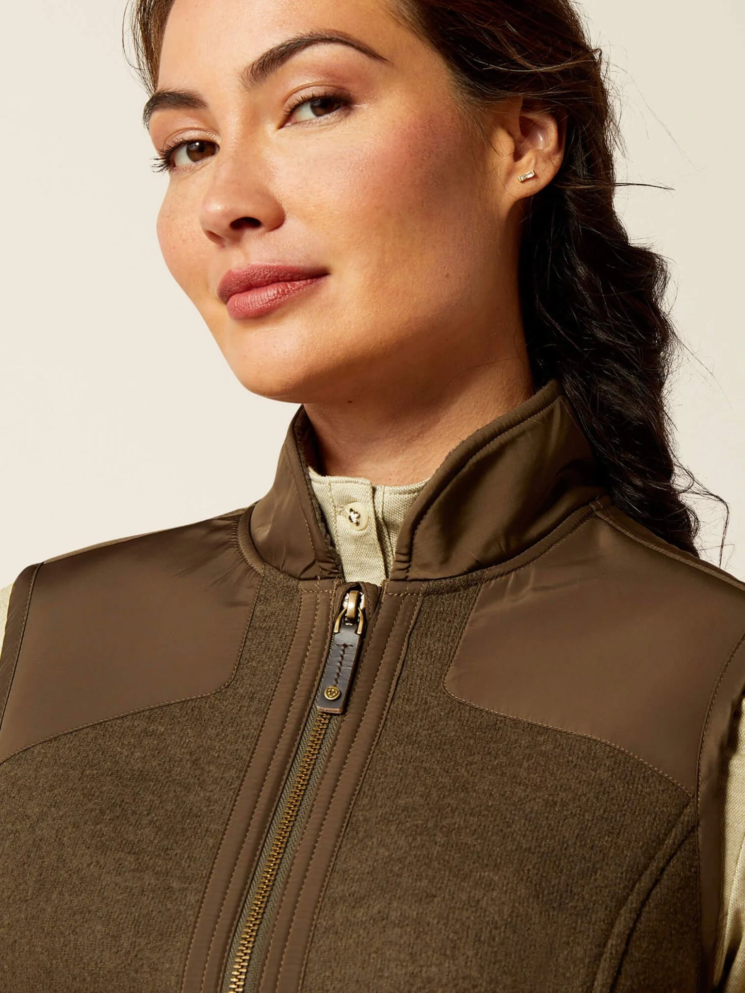 Ariat - Millbrae ladies Gilet Ethical Wool Blend - womens bodywarmers / Waistcoat - Image 3