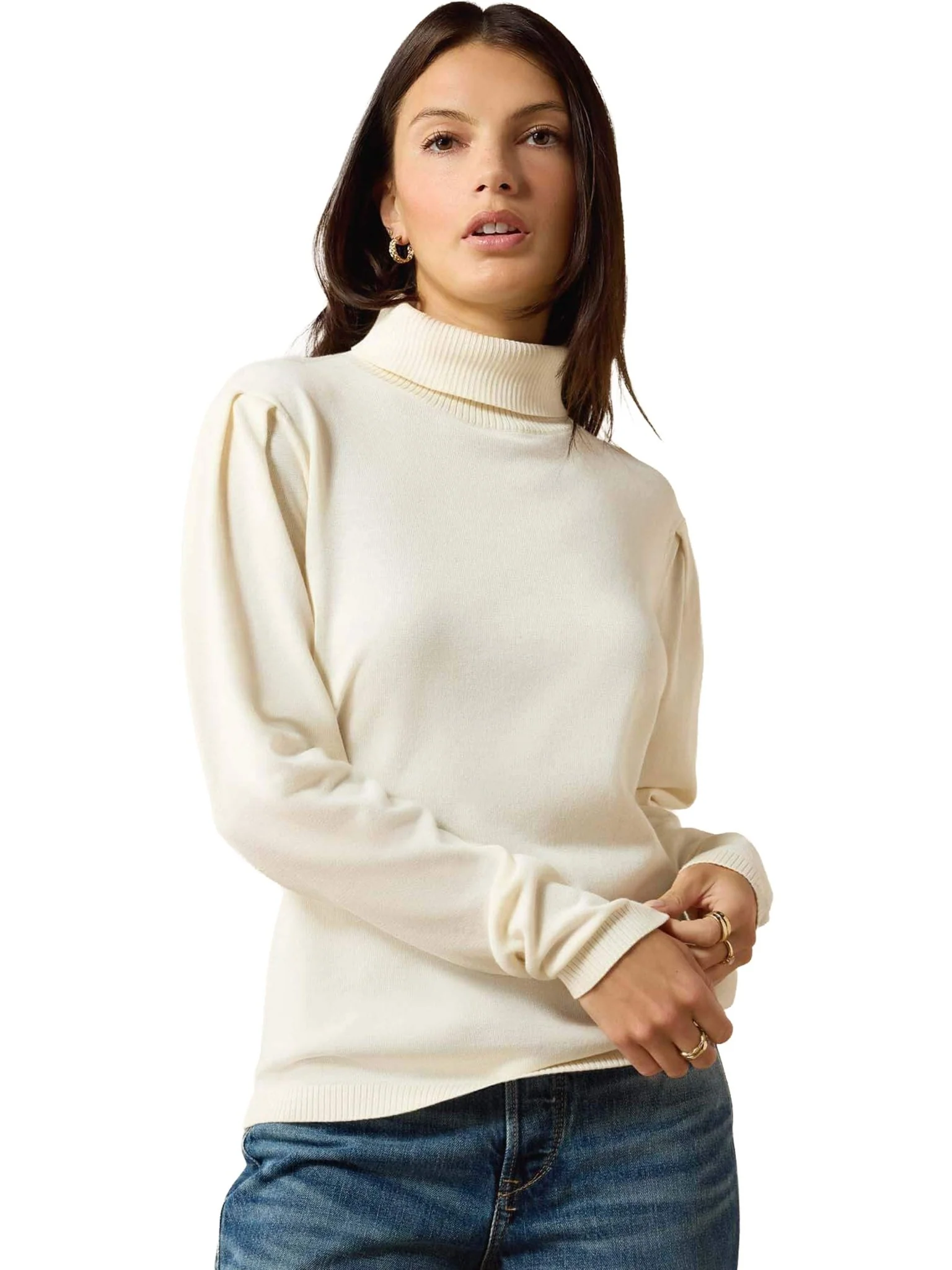 Ariat - Womens Aldergate Cotton Sweater - Fine gauge Ladies pullover / Jumper