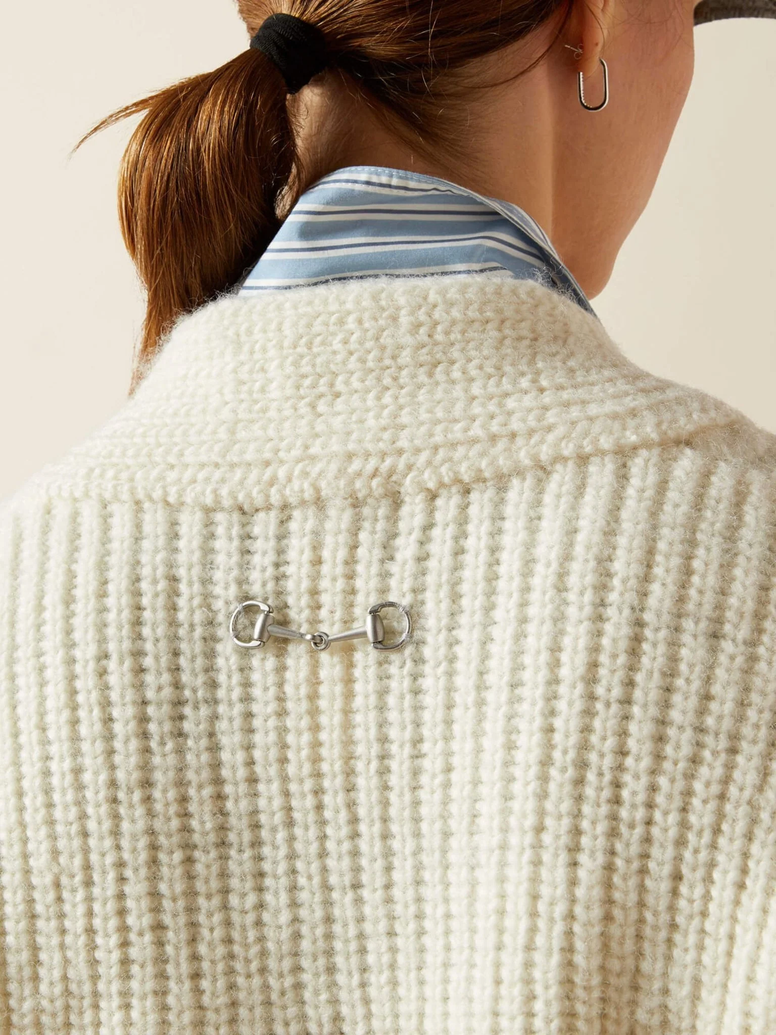 Ariat Womens Arley Sweater 100% wool - Ladies cable knit pullover / Jumper - Image 5
