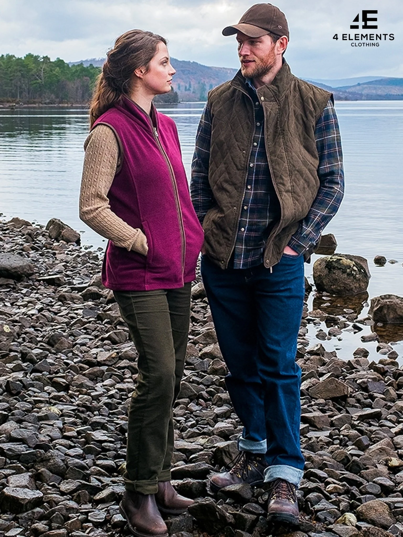 Hoggs of Fife - Ladies Stenton Fleece Gilet / Womens Waistcoat / Bodywarmer - Image 6