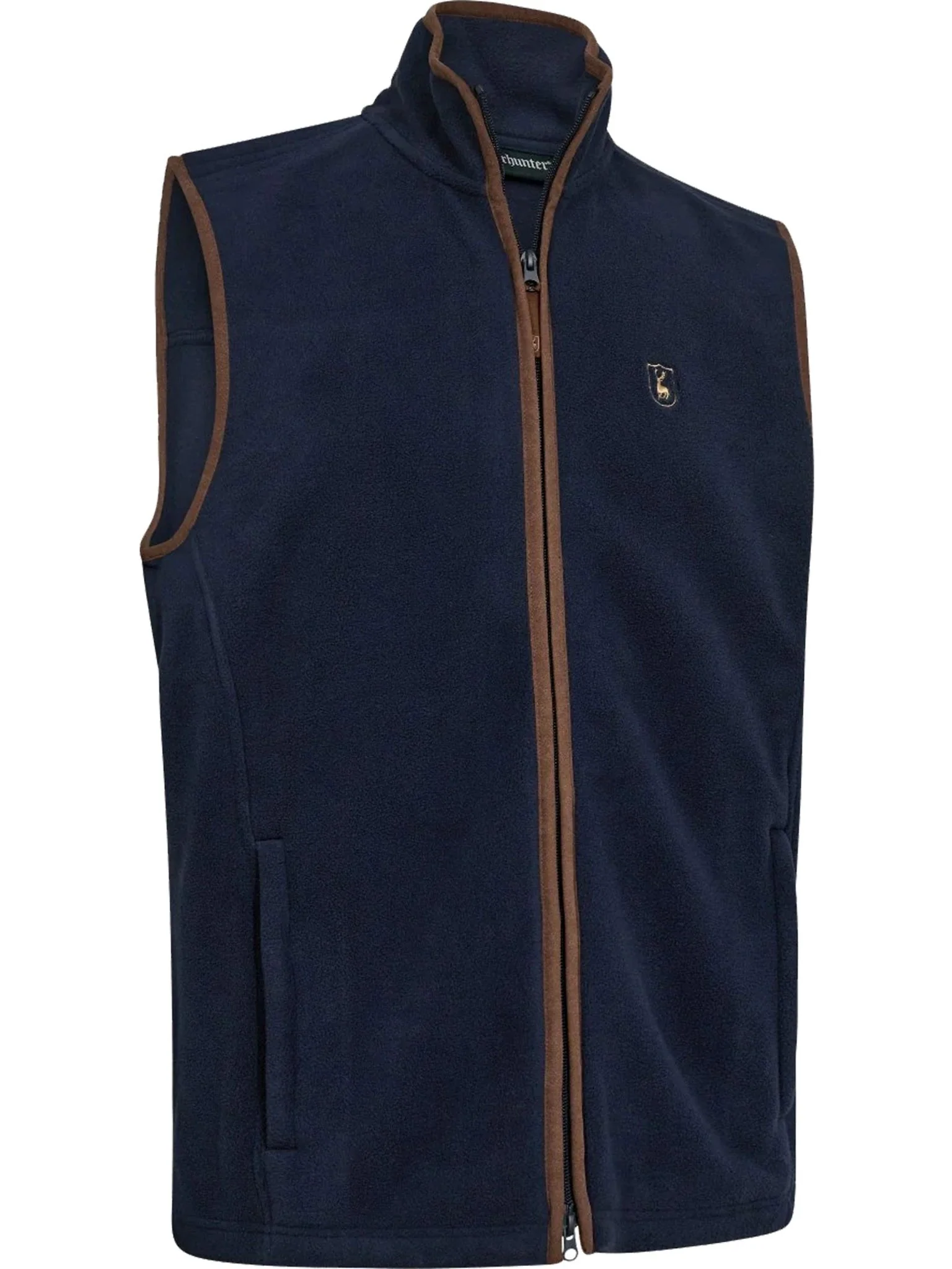 Deerhunter - Cumbria Fleece Mens Gilet - mans bodywarmer / Waistcoat with pockets - Image 2