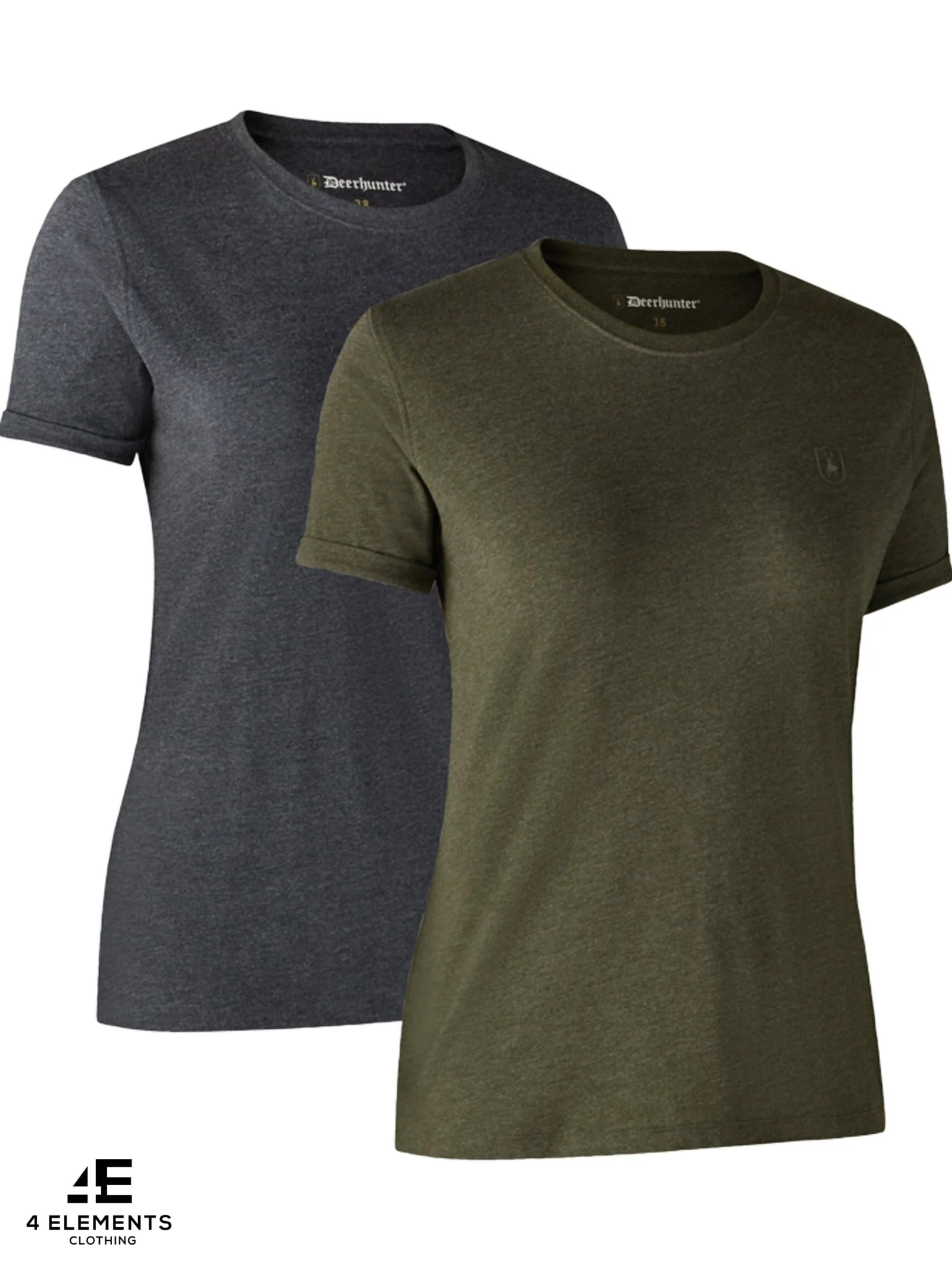 Deerhunter - Ladies Basic 2-pack T-shirt / Ladies tee shirts