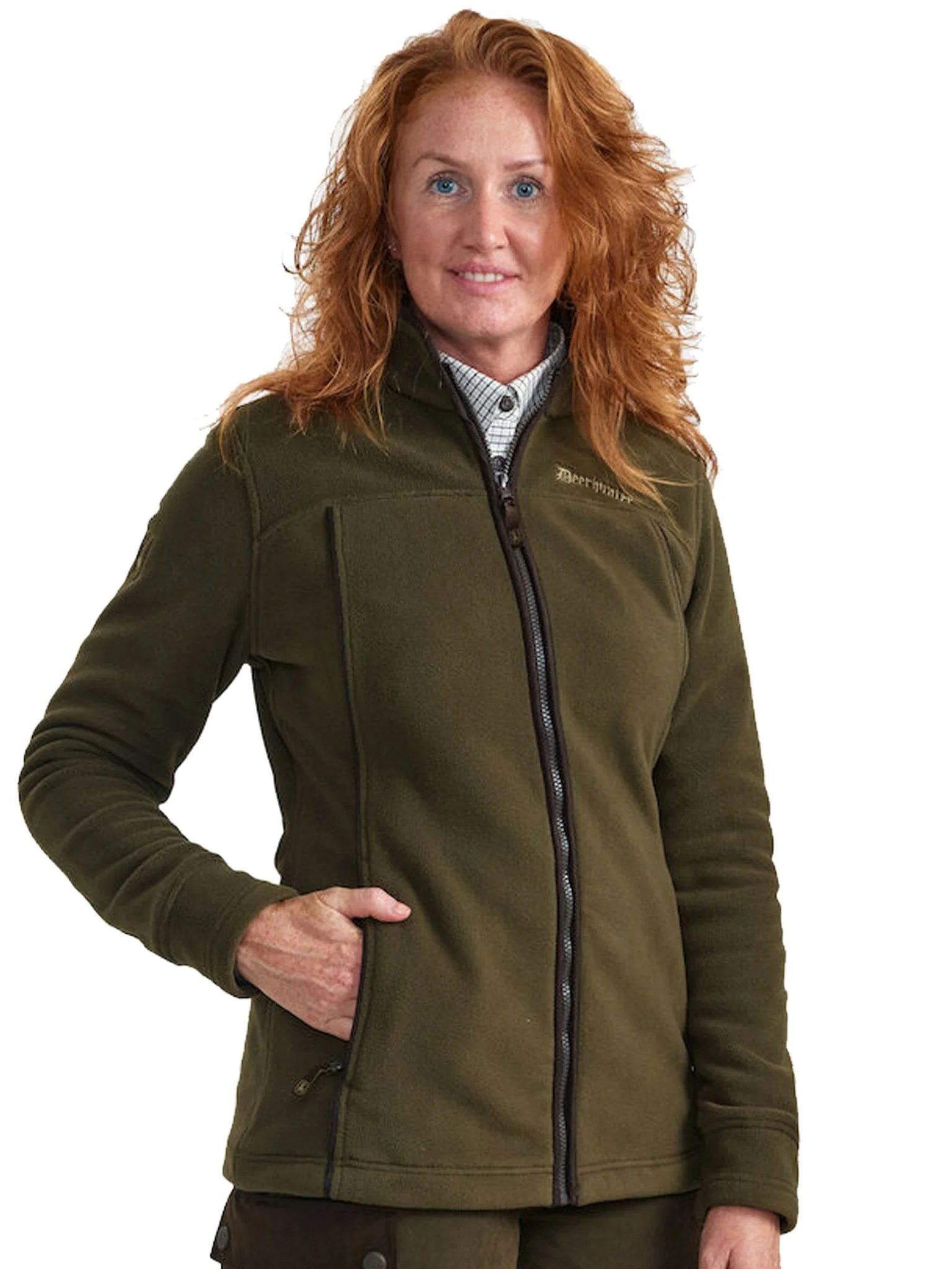Deerhunter - Ladies Fleece Jacket - Lady Eagle Fleece Jacket 320gram stretch with pockets. - Image 3