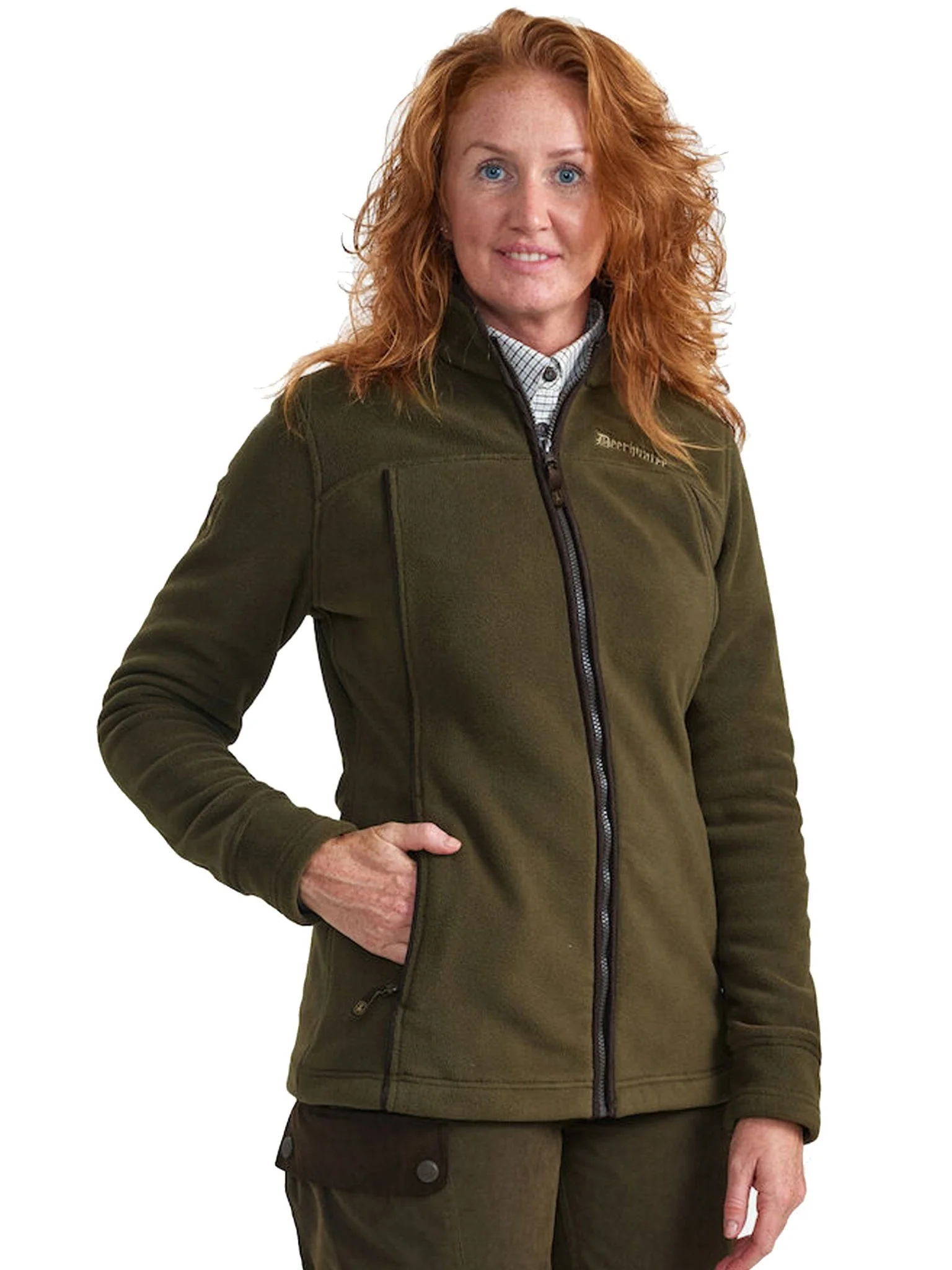 Deerhunter - Ladies Fleece Jacket - Lady Eagle Fleece Jacket 320gram stretch with pockets. - Image 5