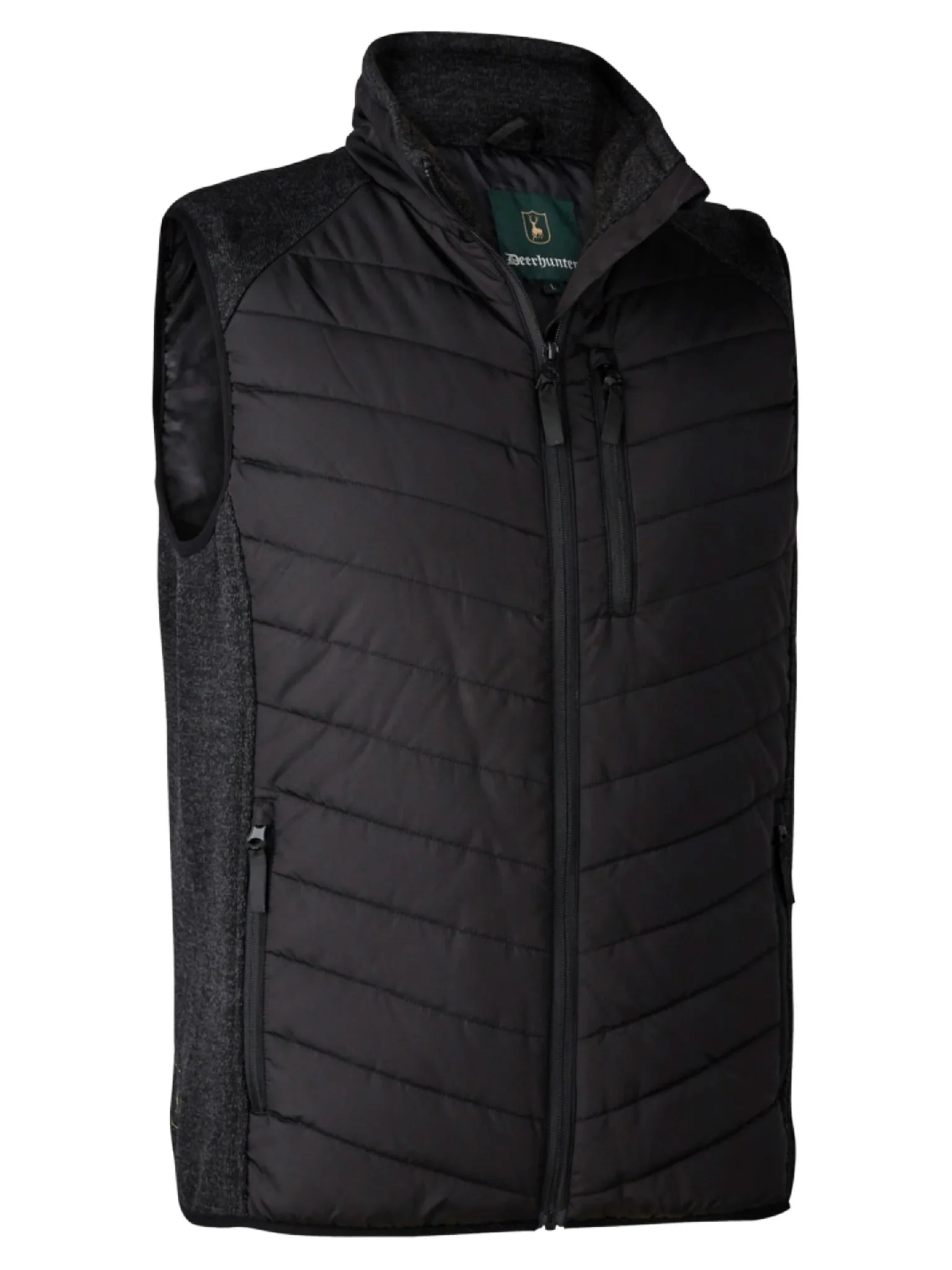 Deerhunter - Moor Padded Mens Gilet/ Bodywarmer / Mens Waistcoat with knit - Image 5