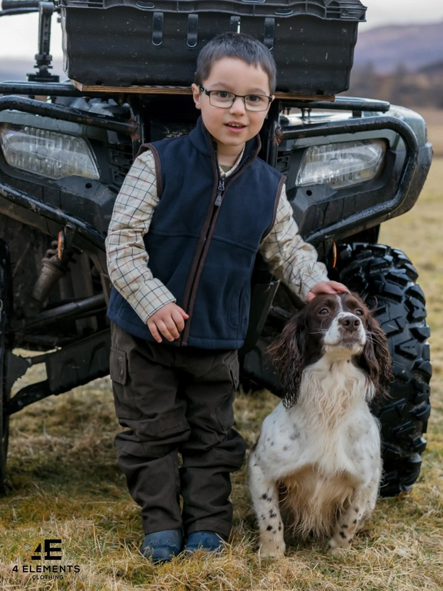 Hoggs of Fife Childrens / Kids Junior Tattersall check Shirt Ambassador Long sleeve - Image 4