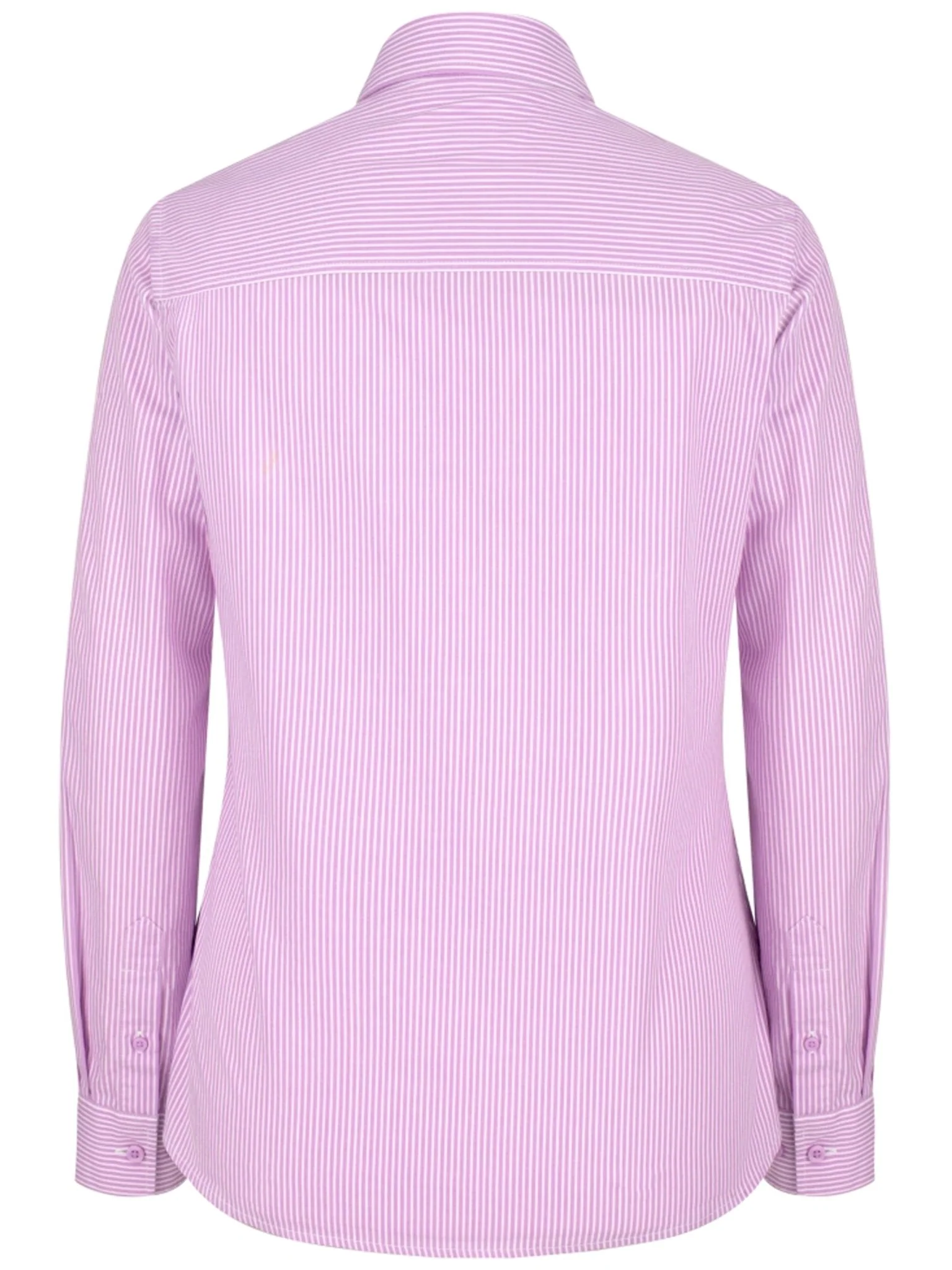 Hoggs of Fife Bonnie II Ladies Cotton Shirt / Ladies long sleeve shirt with stripes - Image 3