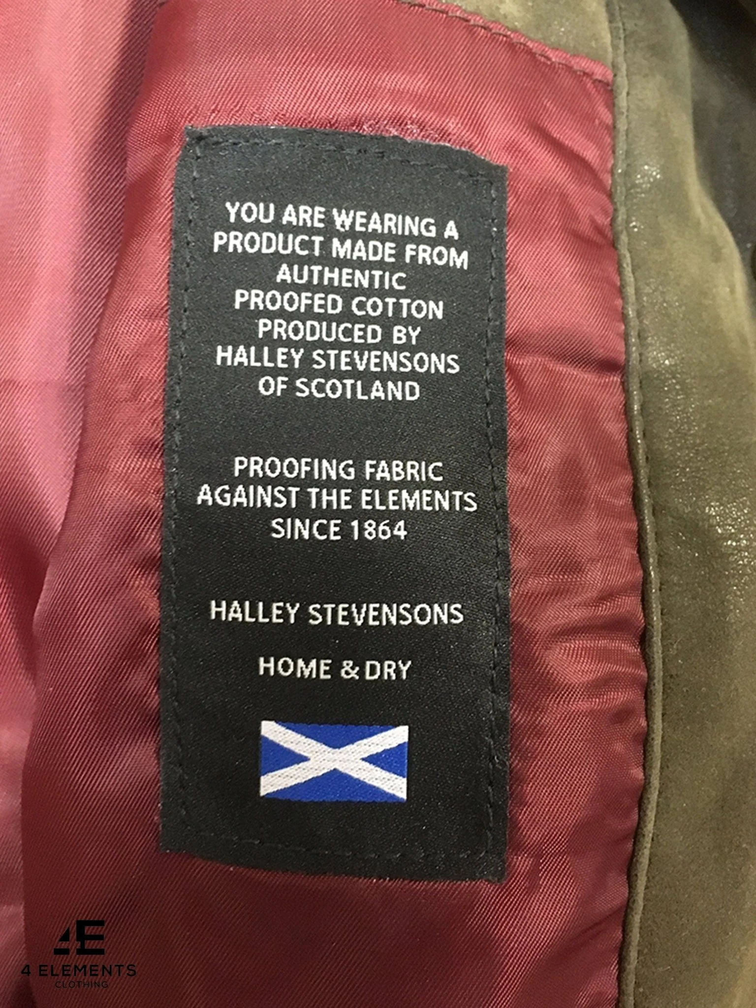 Hoggs of Fife Ladies Waterproof Wax Jacket / Caledonia Ladies Waxed Coat - Image 6