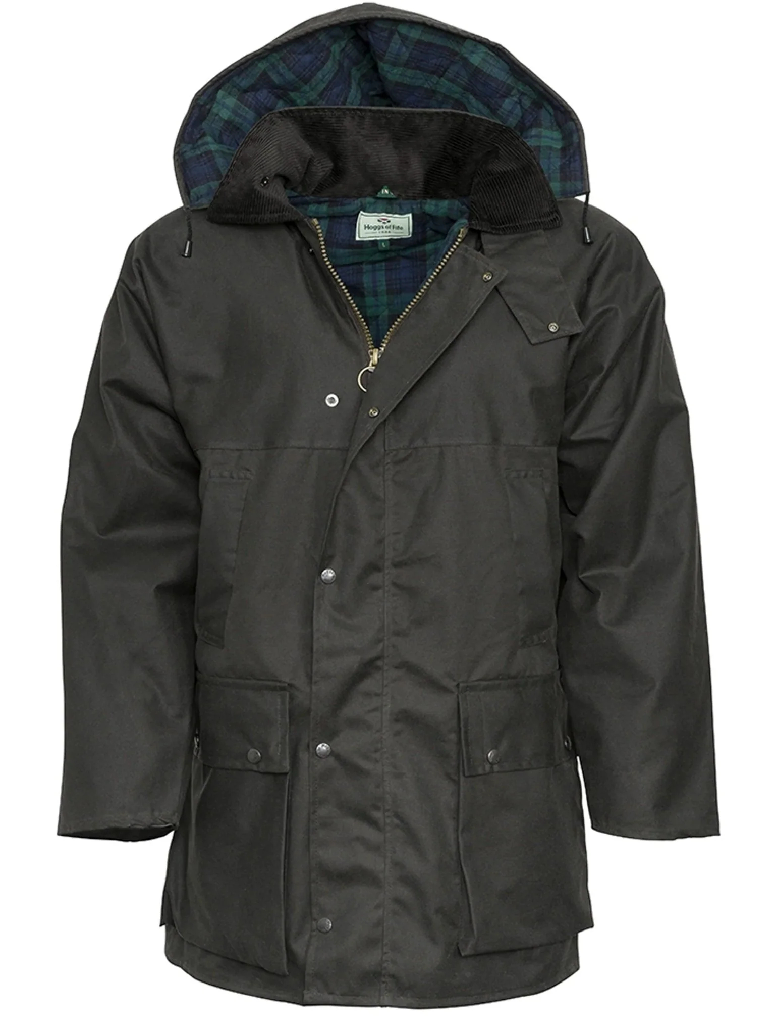 Hoggs of Fife - Waterproof insulated Padded Wax Jacket / Waterproof waxed coat - Image 3