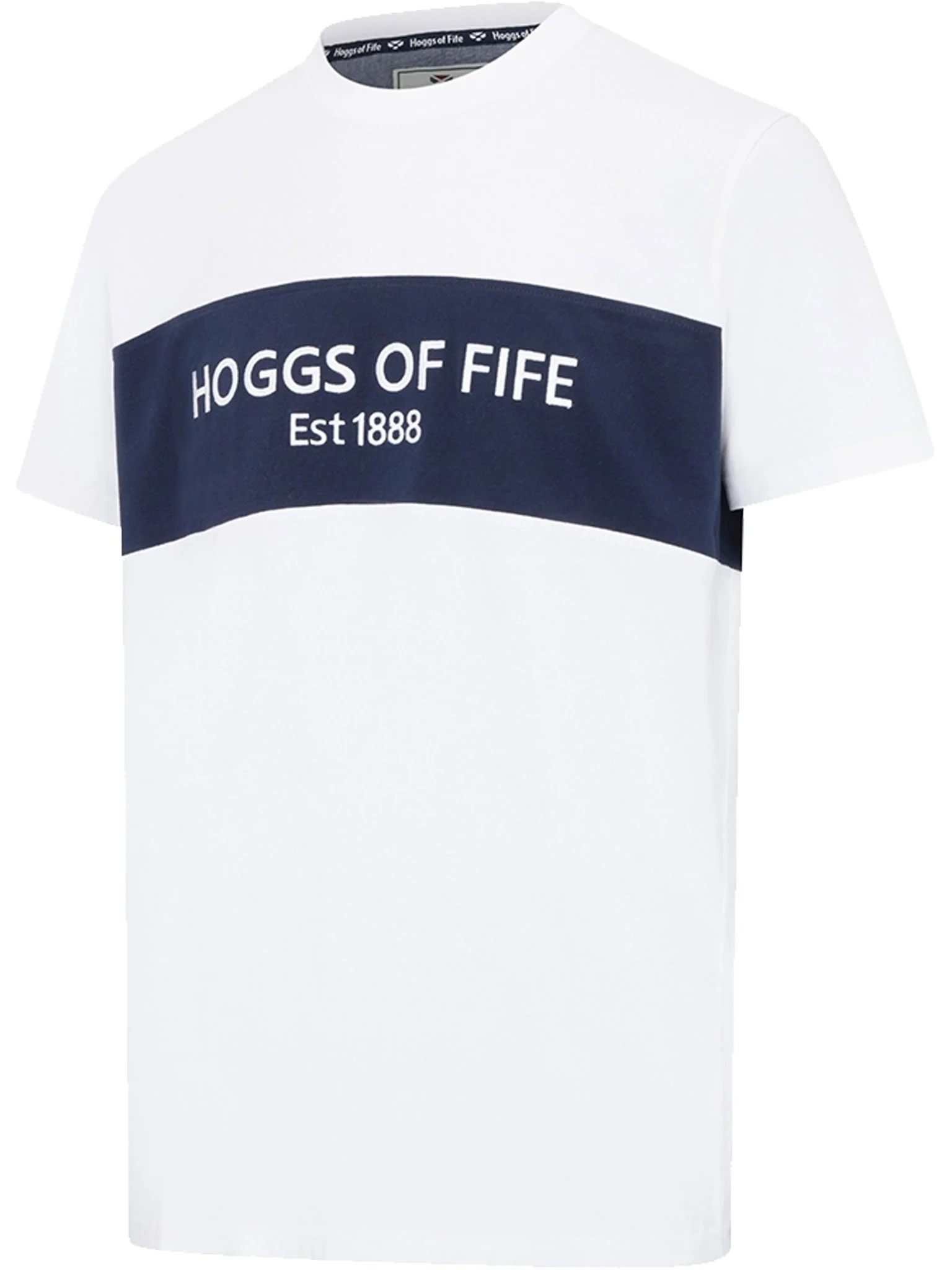 Hoggs of Fife Dalbeattie Colour Block Cotton Stretch T-Shirt - Image 2