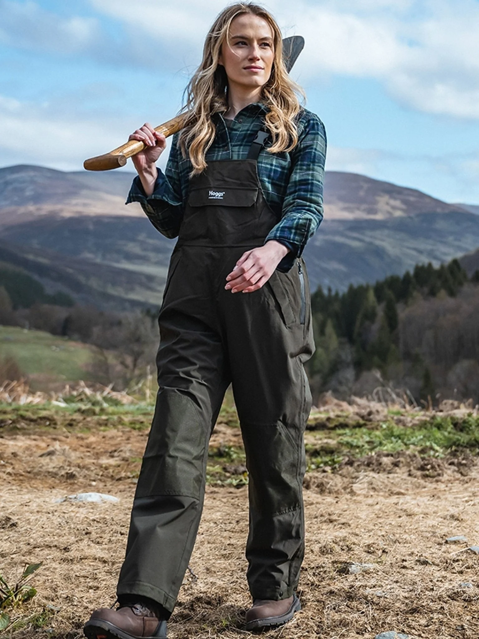 Hoggs of Fife Green King II Waterproof Bib & Brace - Ripstop reinforced EN343 rated 3:3 - Image 5