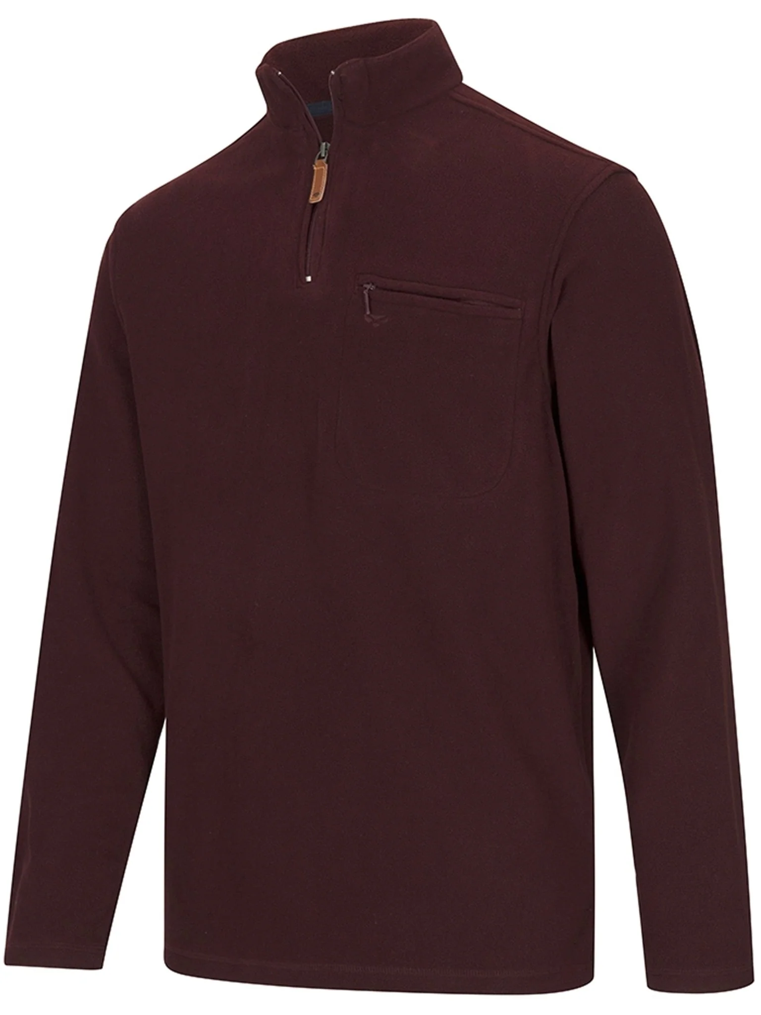 Hoggs of Fife Mens Jumper / Mens pullover Islander 1/4 Zip Micro fleece Shirt - Image 3