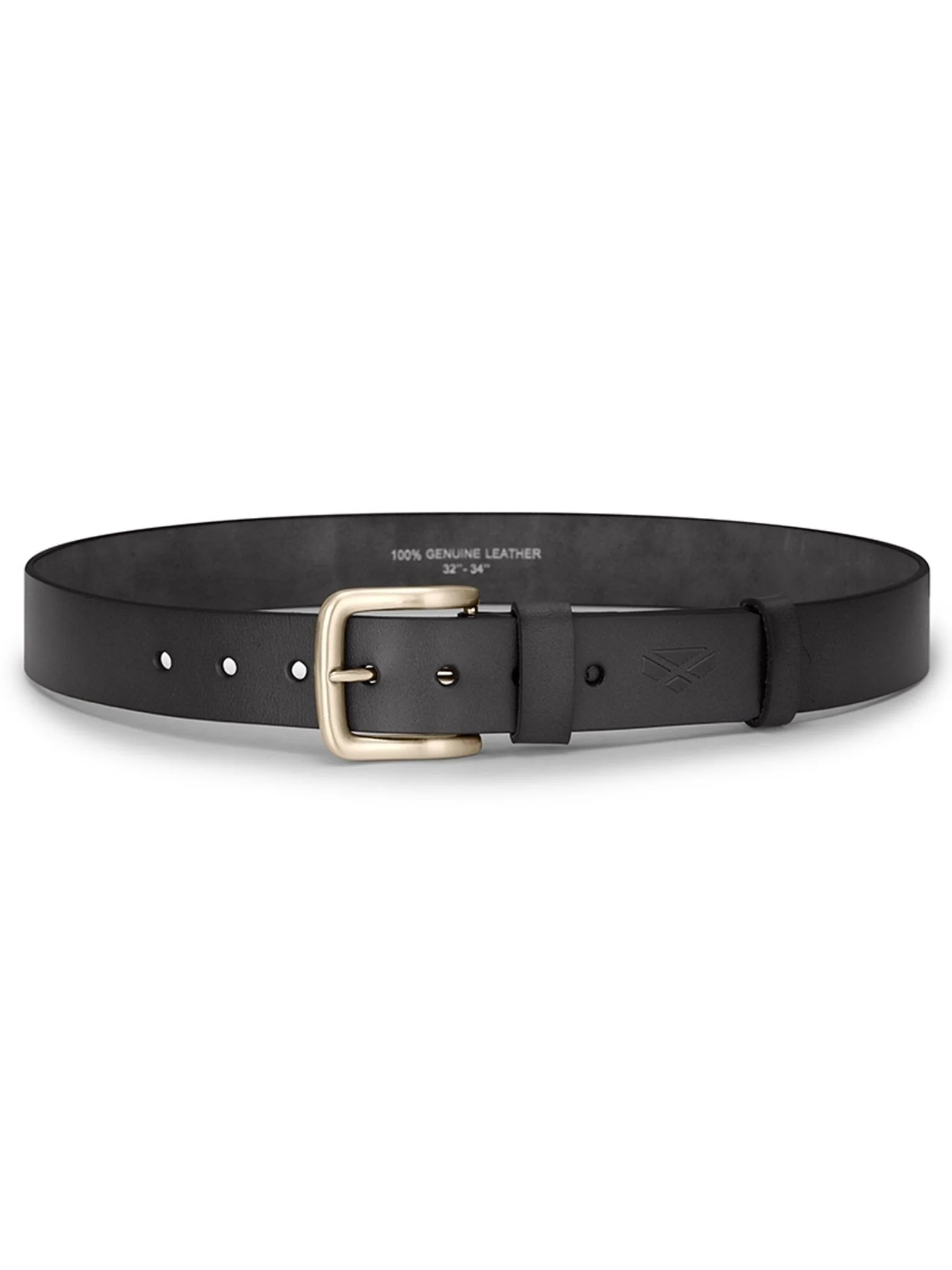 Hoggs of Fife Leather Belt 37mm Genuine Leather Country Belt for Men with Metal Buckle