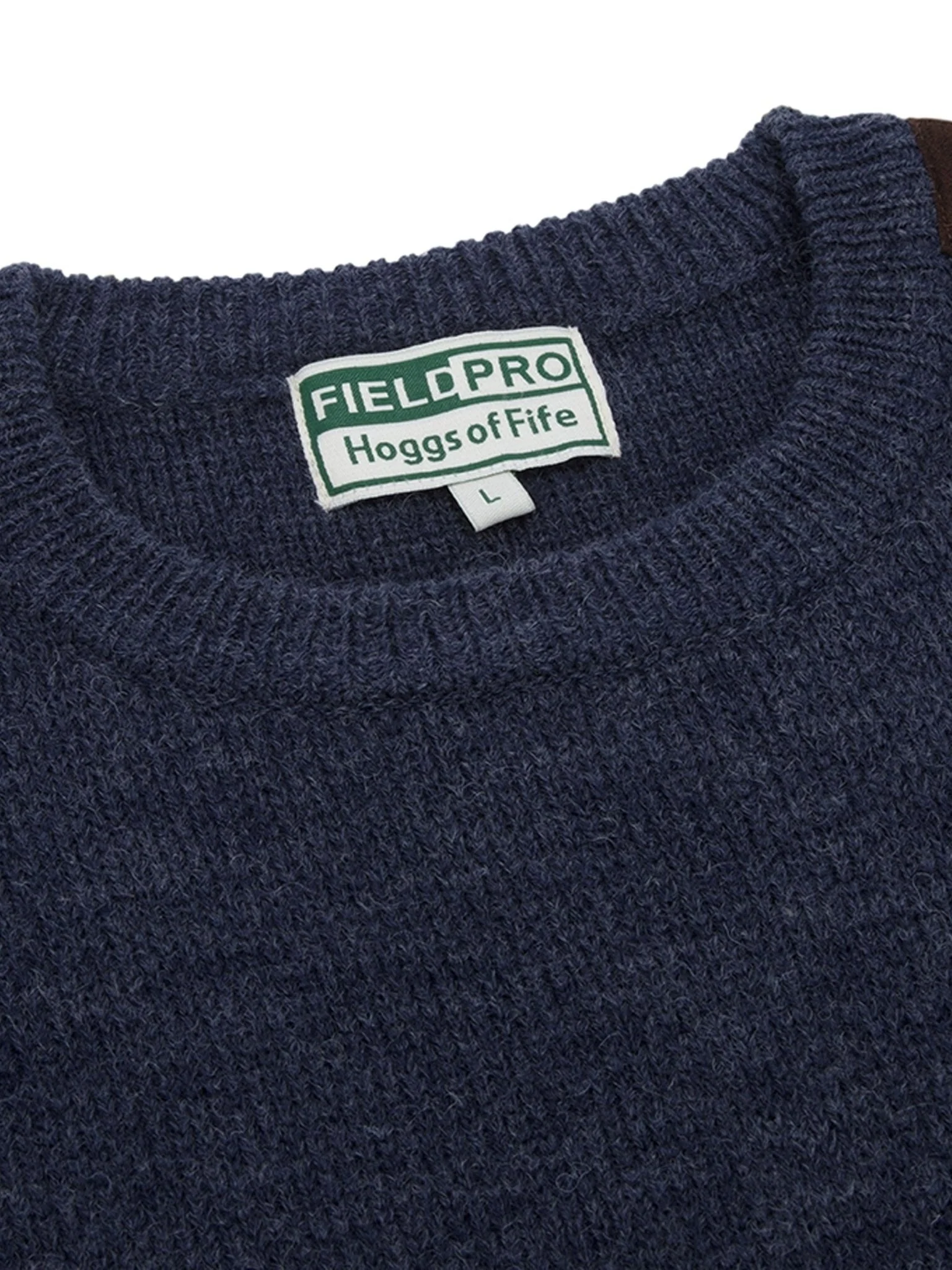 Hoggs of Fife - Melrose II mens jumper with crew neck / hunting pullover - Image 5