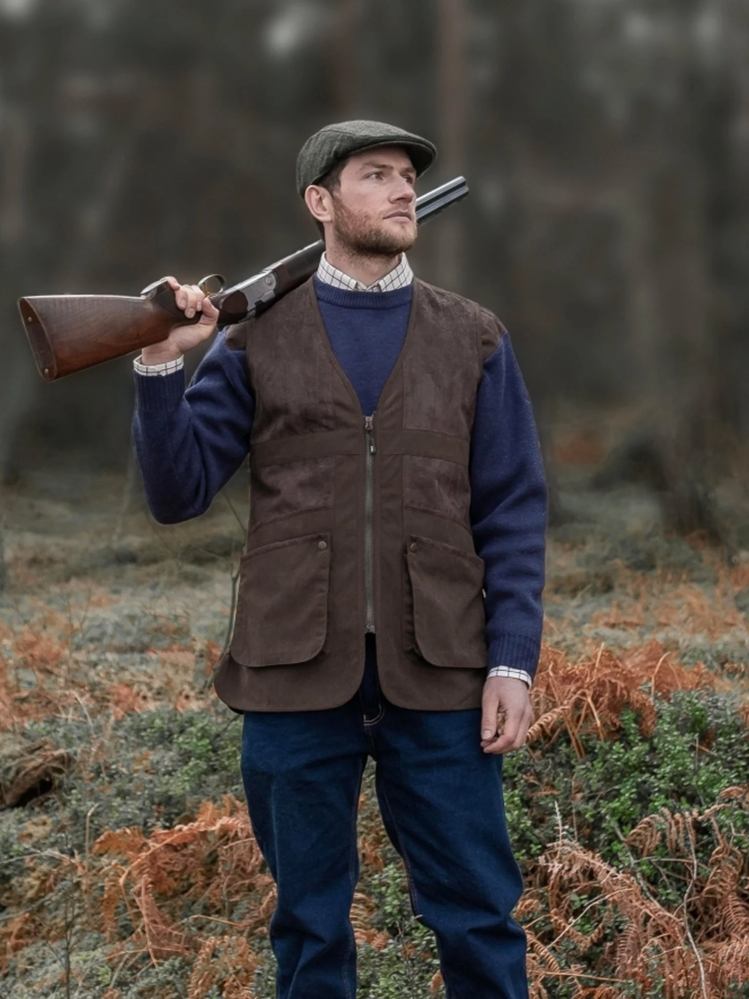 Hoggs of Fife Struther Shooting Vest / shooting Waistcoat - Image 4