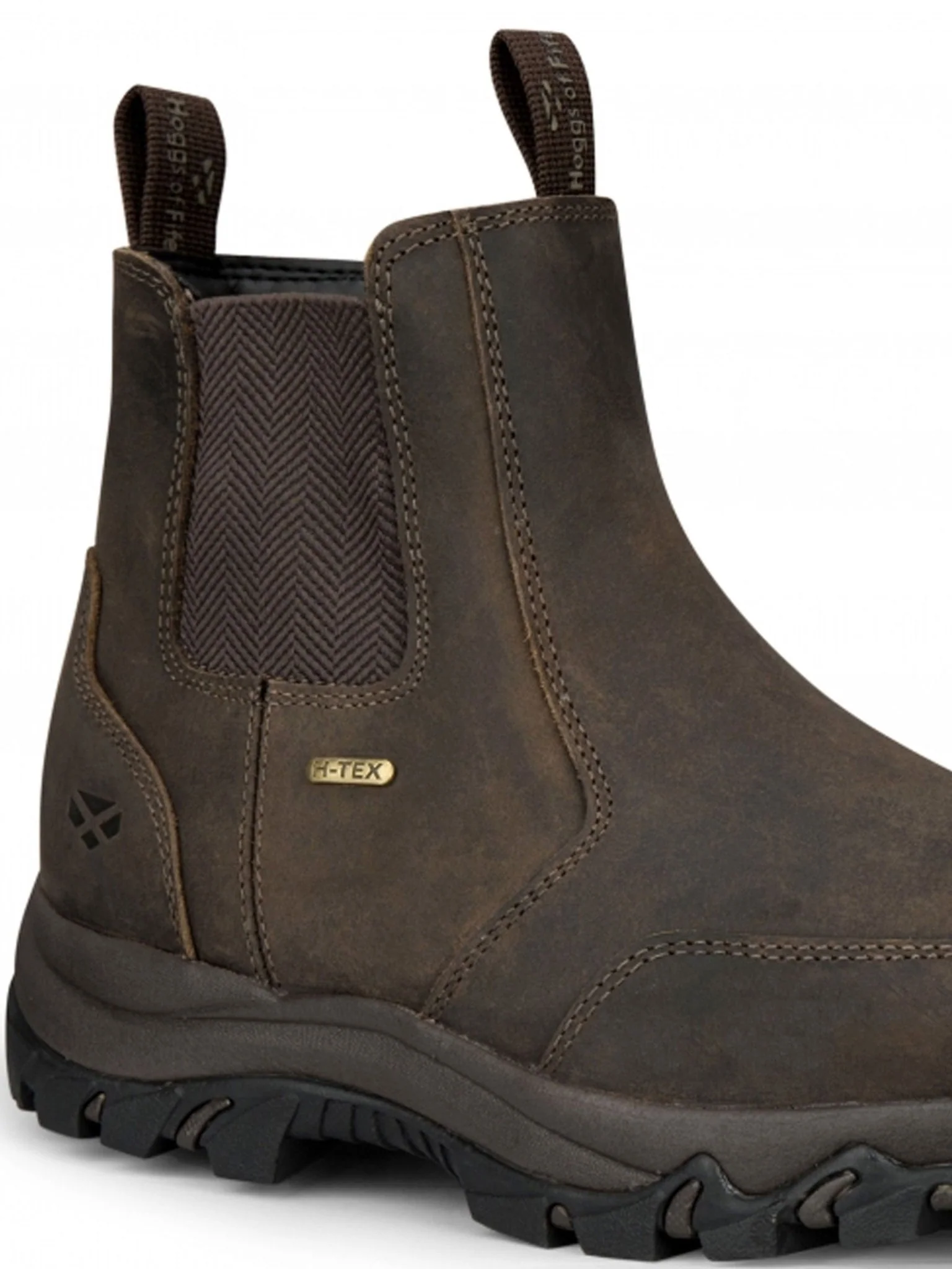Hoggs of Fife Waterproof Creagan Chelsea Boot / Dealer Boots - Breathable, Leather - Image 4