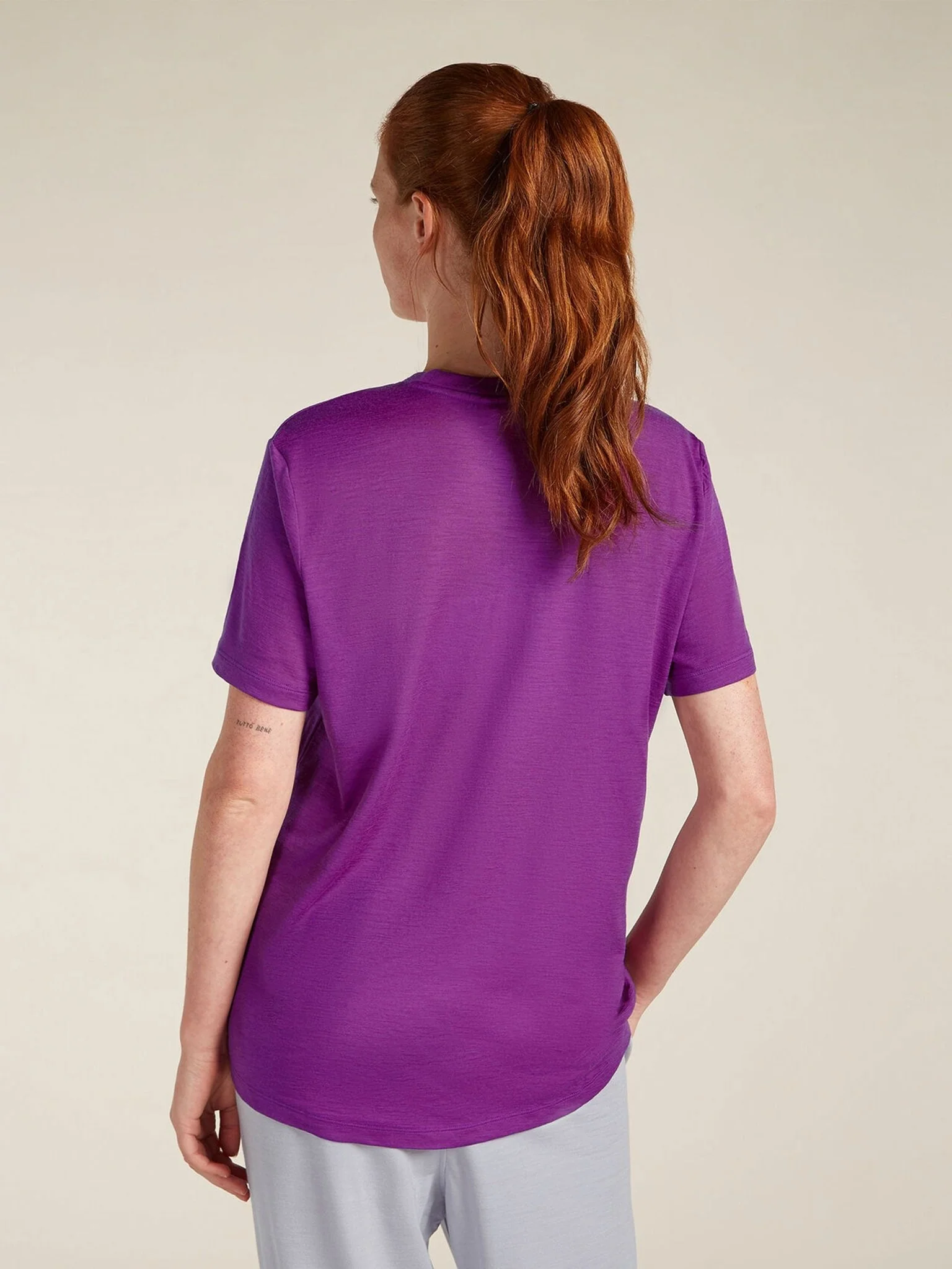 Icebreaker Womens Merino 150 Tech Lite Short Sleeve Relaxed ladies T-Shirt - Image 4