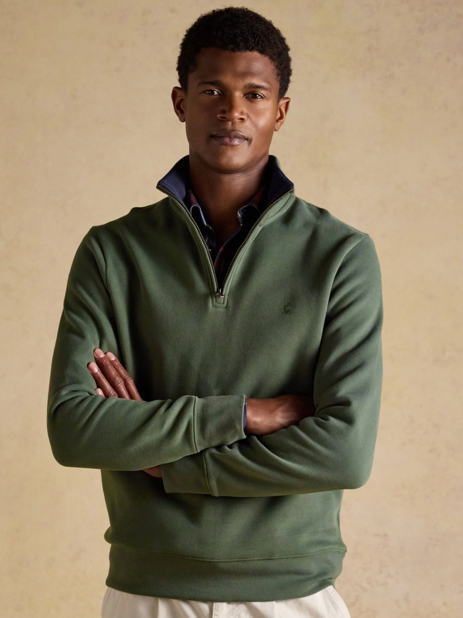 Joules Alistair 1/4 Zip Mens Sweatshirt- 1/4 Zip / Pullover - 100% Cotton - Image 7