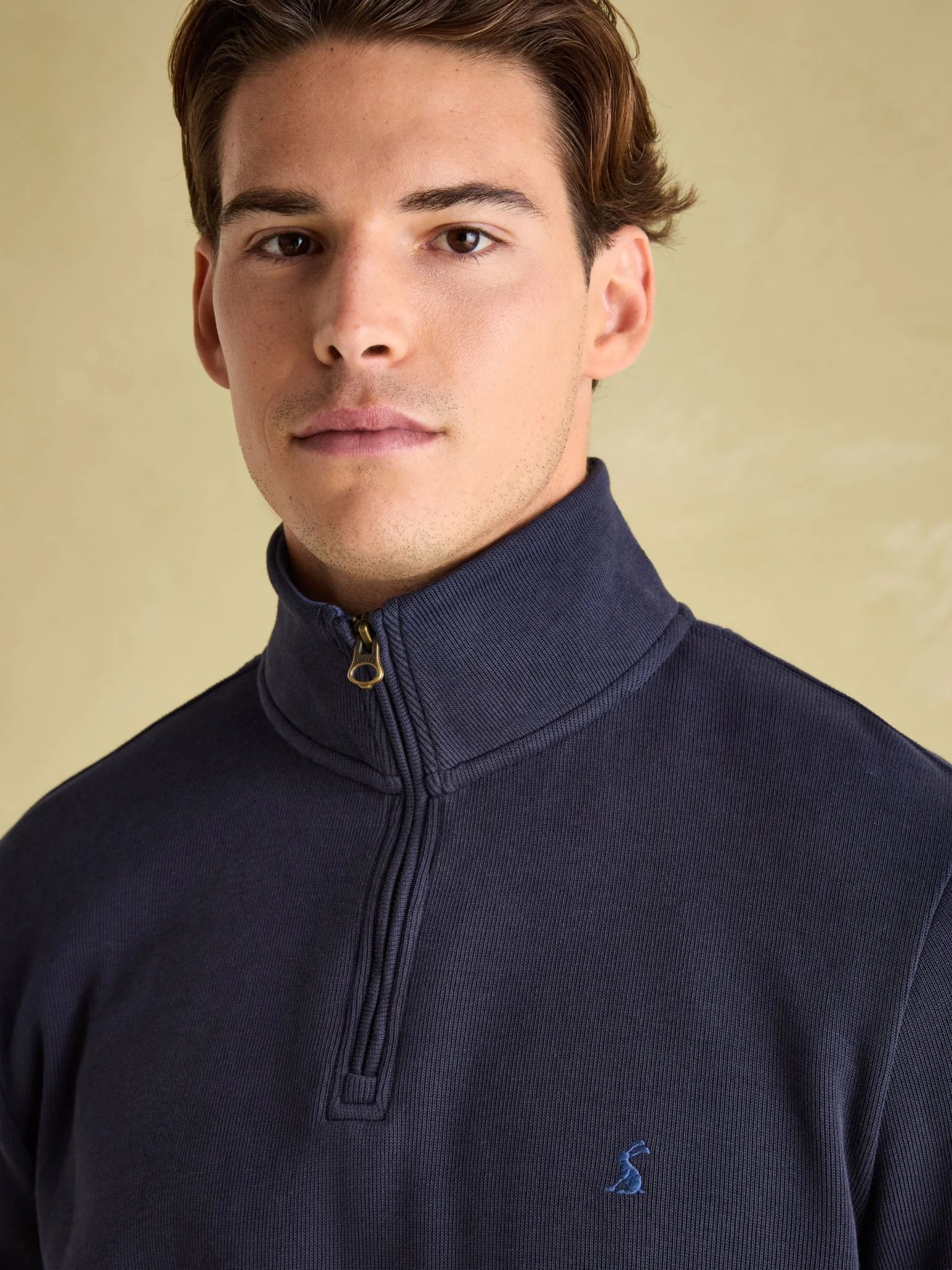 Joules Alistair 1/4 Zip Mens Sweatshirt- 1/4 Zip / Pullover - 100% Cotton - Image 9