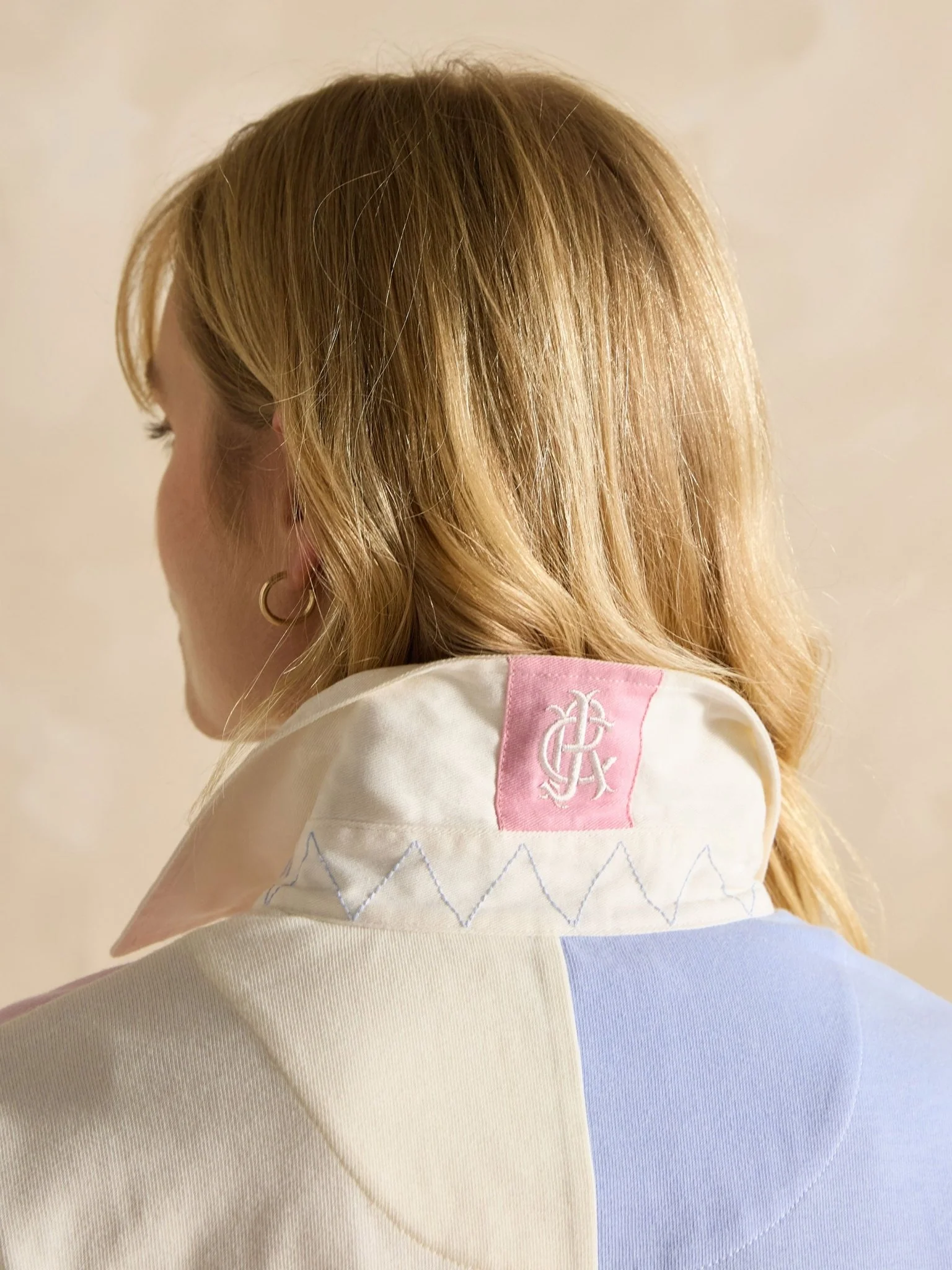 Joules - Joules Falmouth Multi Hotch Potch Collared Rugby Shirt / Ladies shirt - Image 5