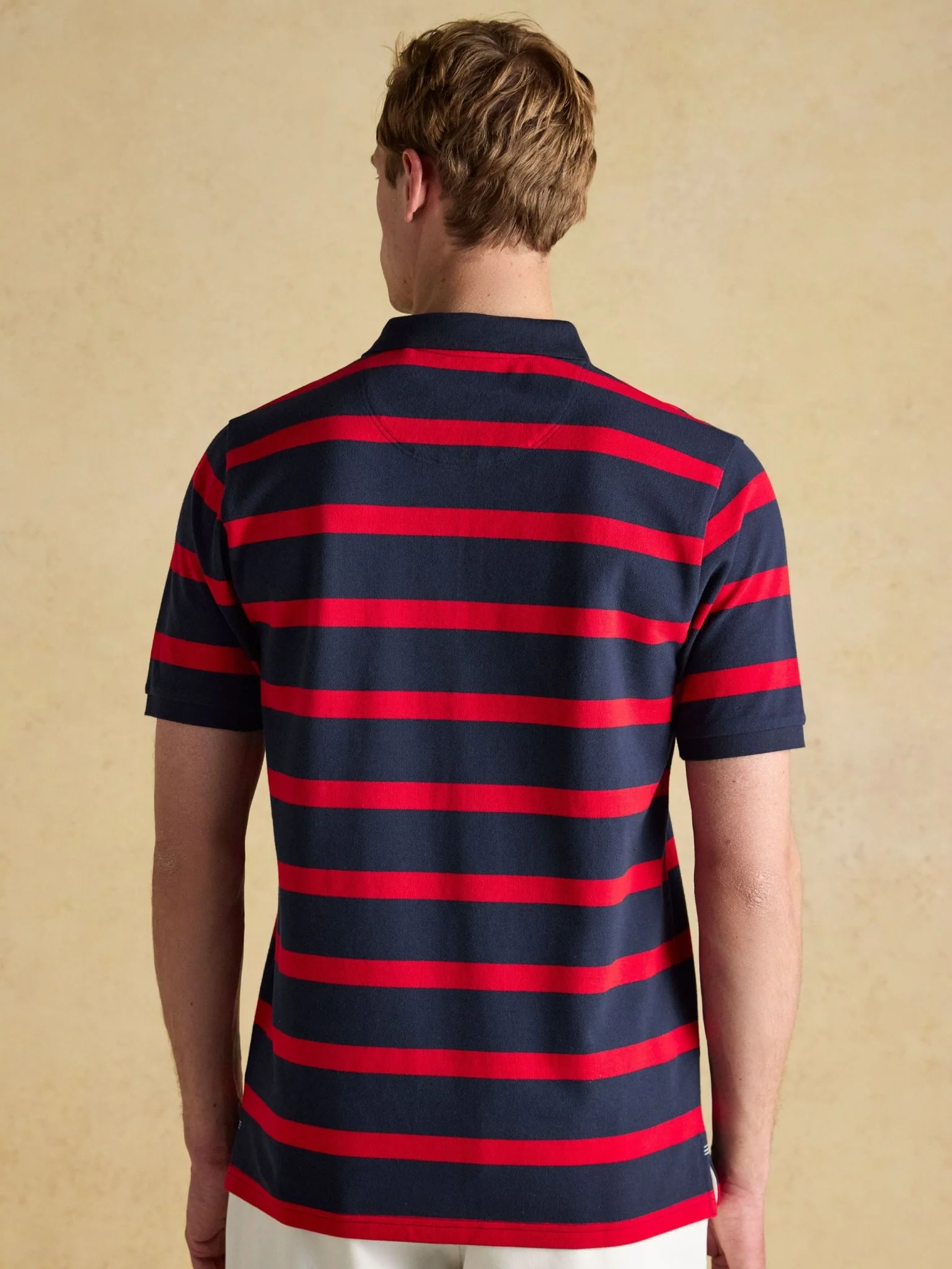 Joules - Joules Filbert Striped Cotton Pique Polo Shirt / Mens Polo Shirt - Image 8