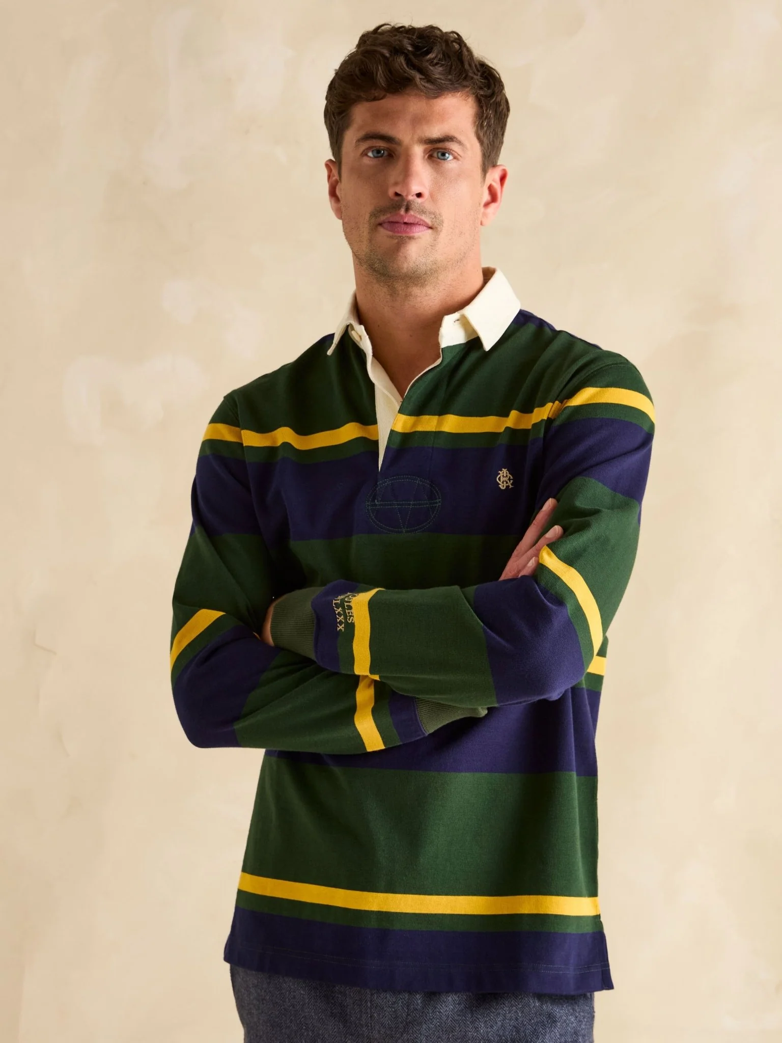 Joules - Joules Mens Onside Rugby shirt / long sleeve Rugby shirt - Mens Shirt - Image 3