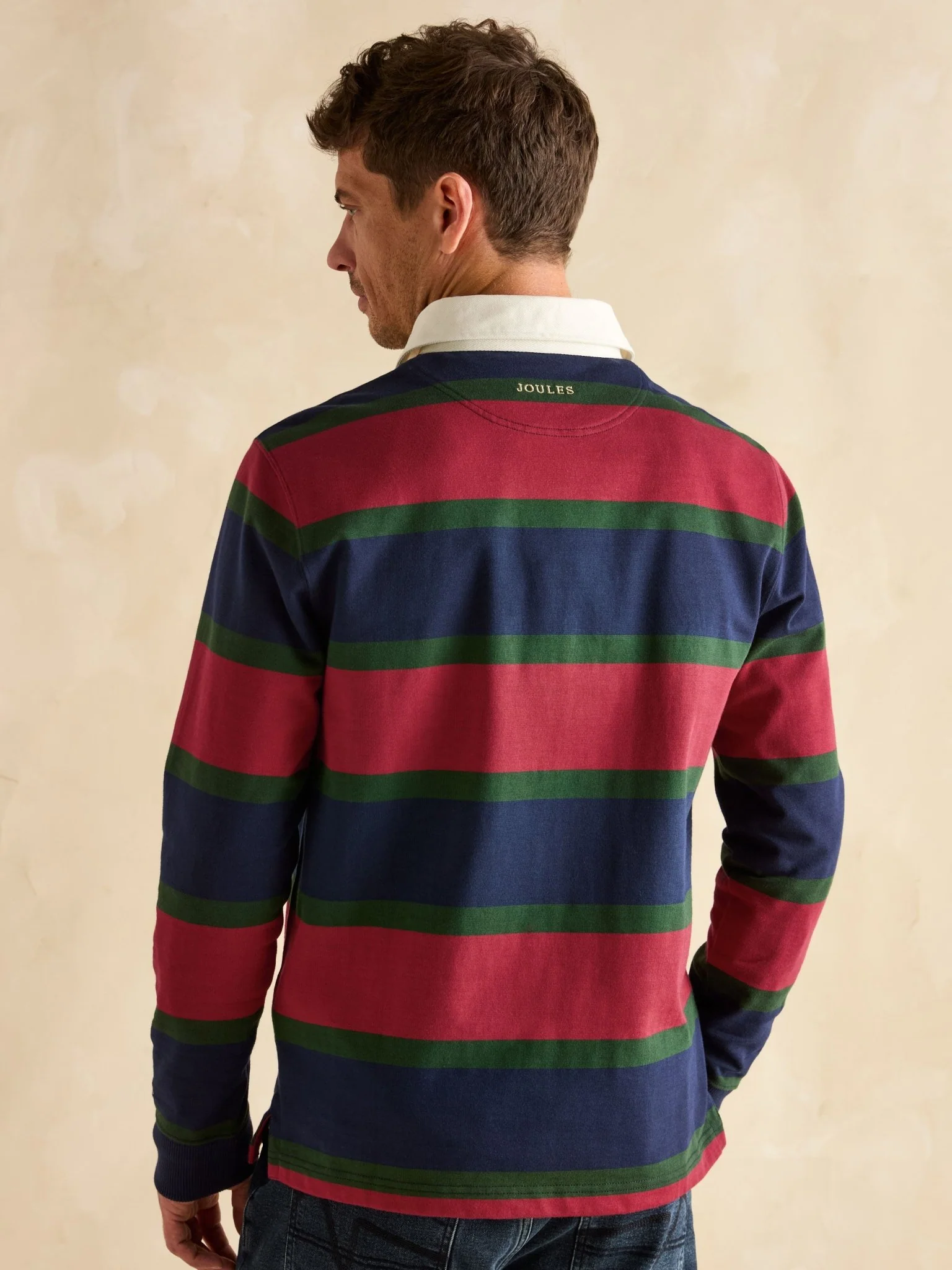 Joules - Joules Mens Onside Rugby shirt / long sleeve Rugby shirt - Mens Shirt - Image 8