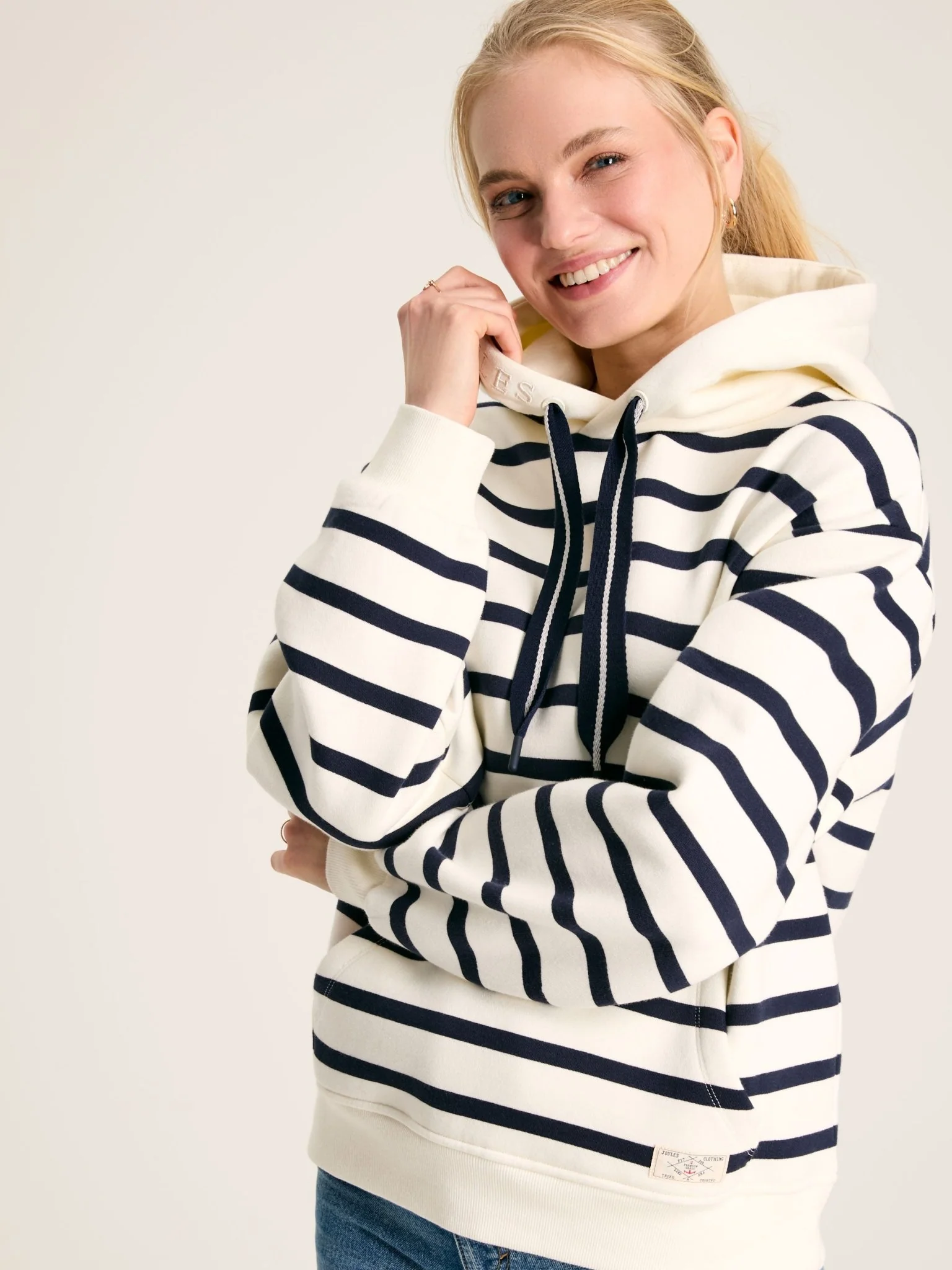 Joules - Joules Milbourne Striped Hoodie / Ladies Sweater & Jumper - Image 3