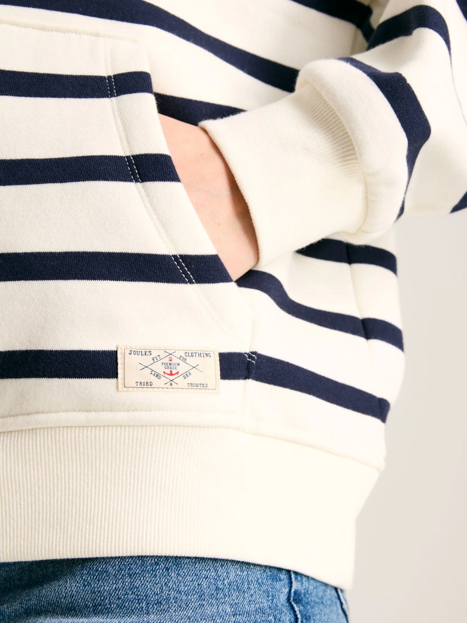 Joules - Joules Milbourne Striped Hoodie / Ladies Sweater & Jumper - Image 9