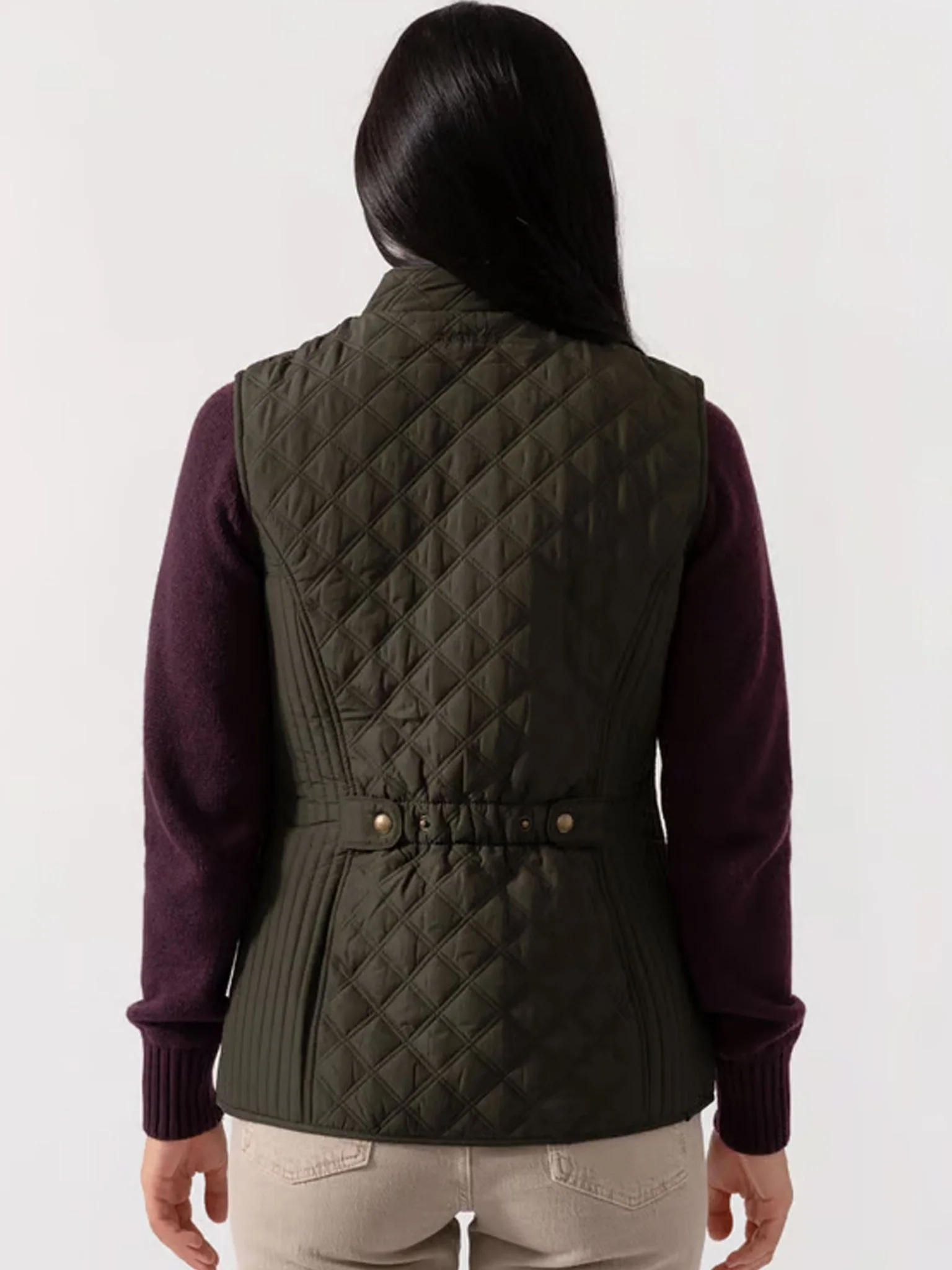 Joules - Joules Minx Showerproof Diamond Quilted Gilet ladies waistcoat / bodywarmer - Image 12