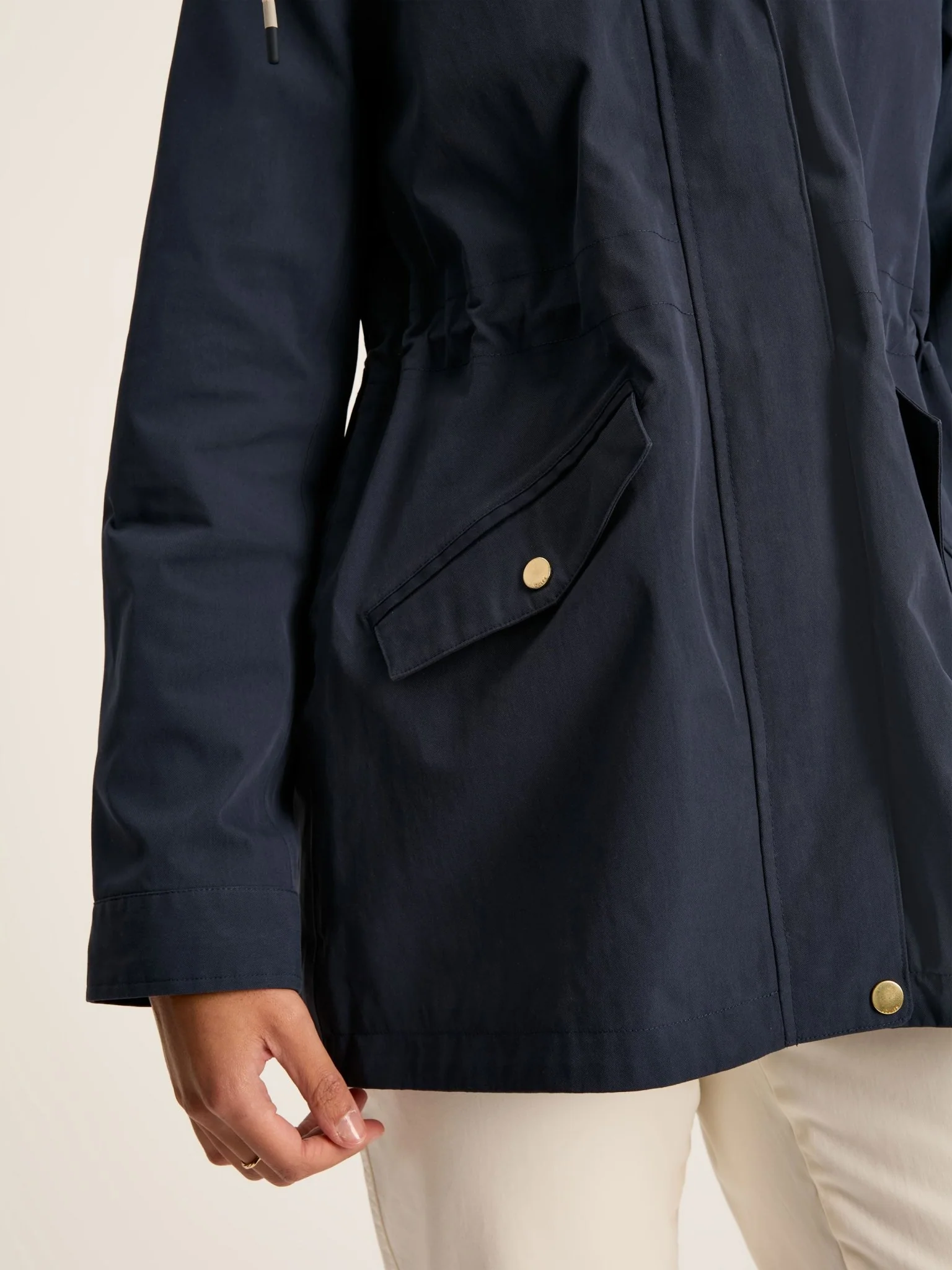 Joules - Joules Womens Portwell Waterproof Raincoat With Hood - Ladies - Image 11