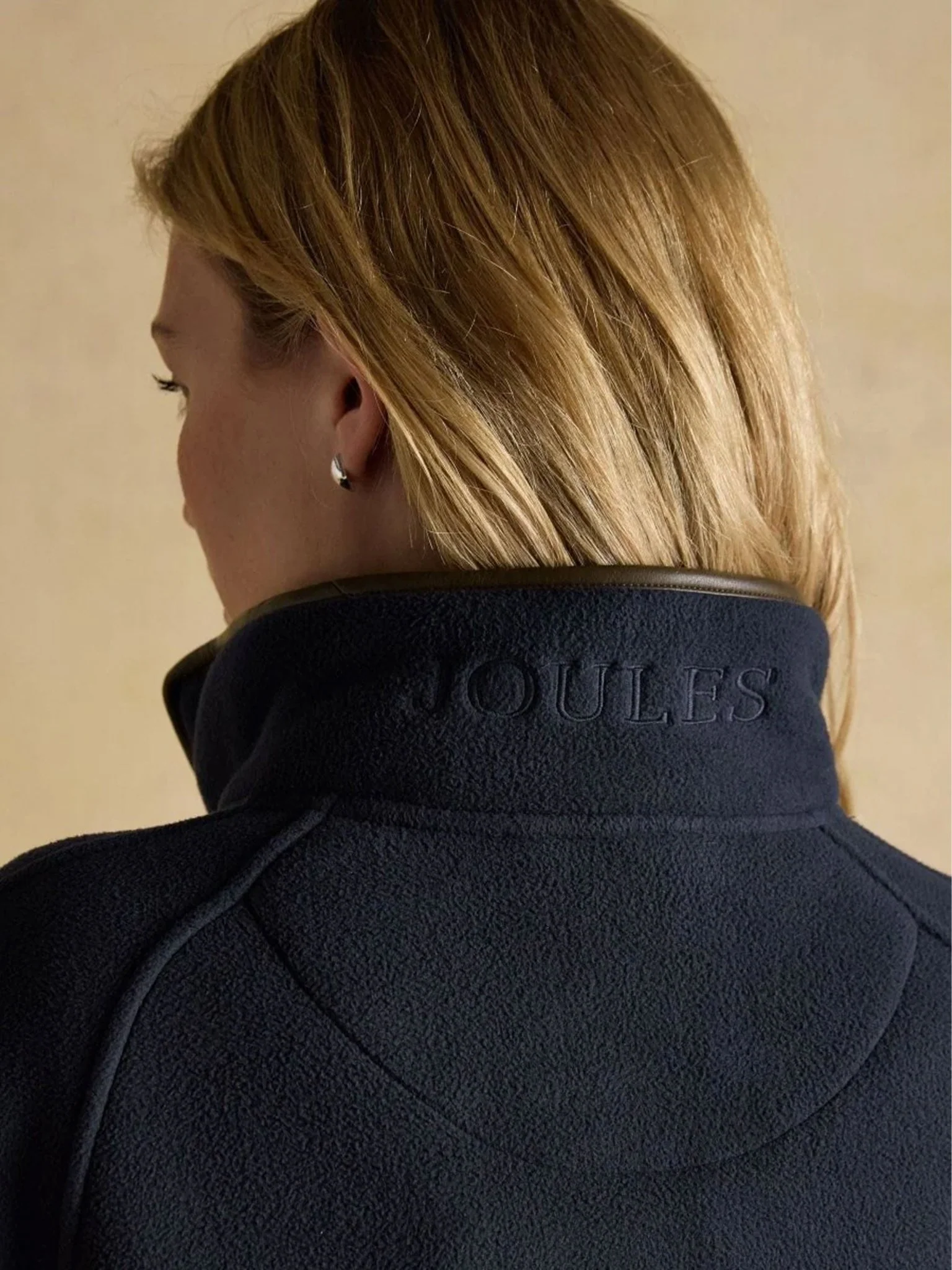 Joules - Ladies Heritage Longline cape / Womens country fleece cape - Image 4