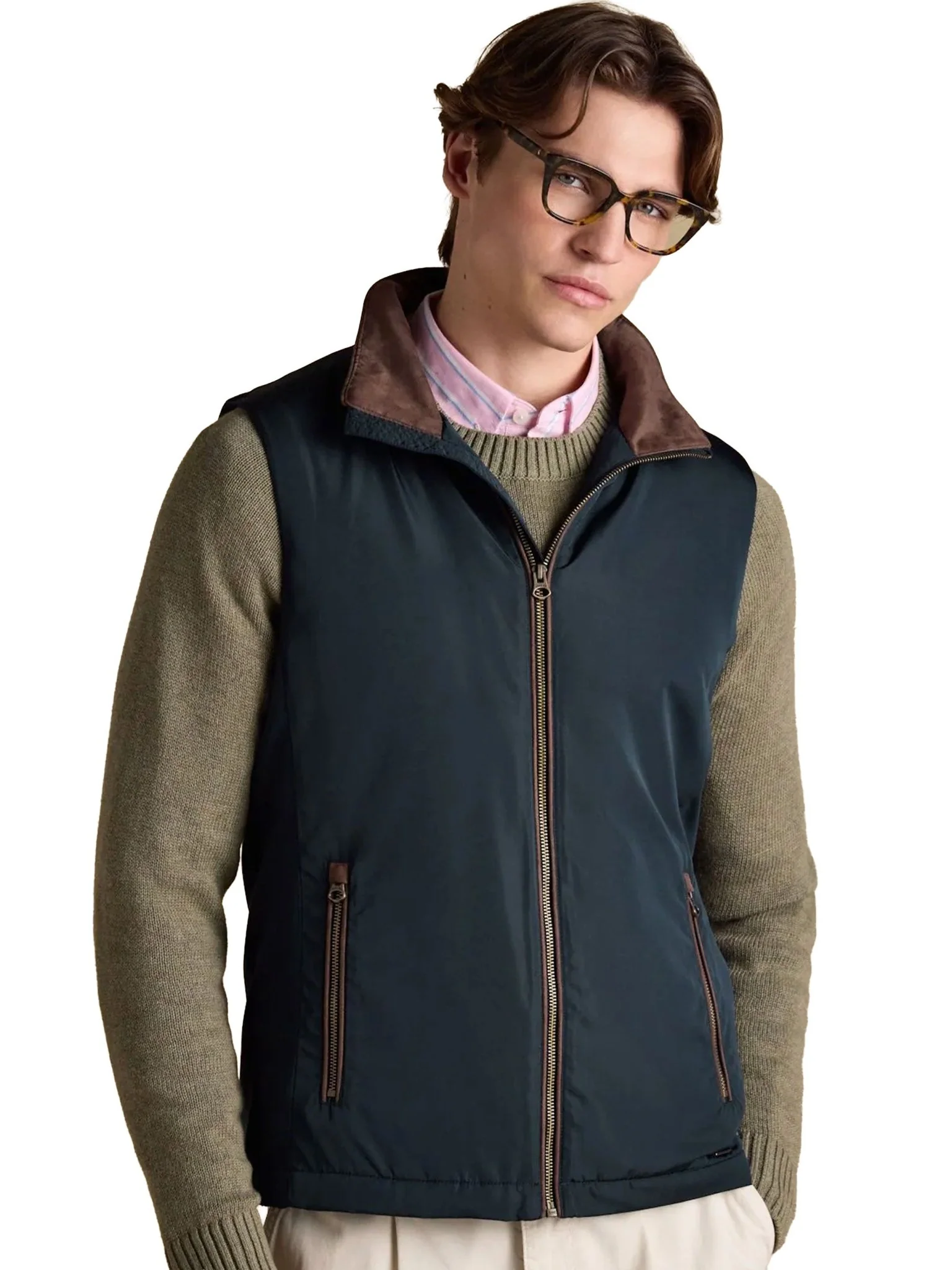 Joules Mens Farnham Gilet / Mans Full zip country waistcoat / vest - Image 2