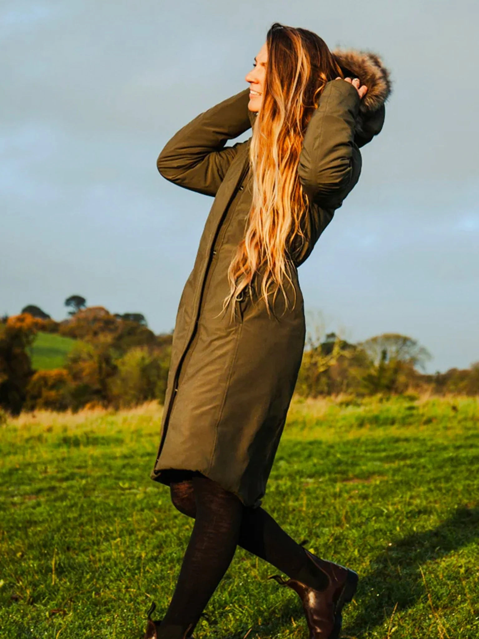 Keela Outdoors - Keela Crofter Parka Long ladies coat 3/4 length waterproof windproof jacket - Image 8