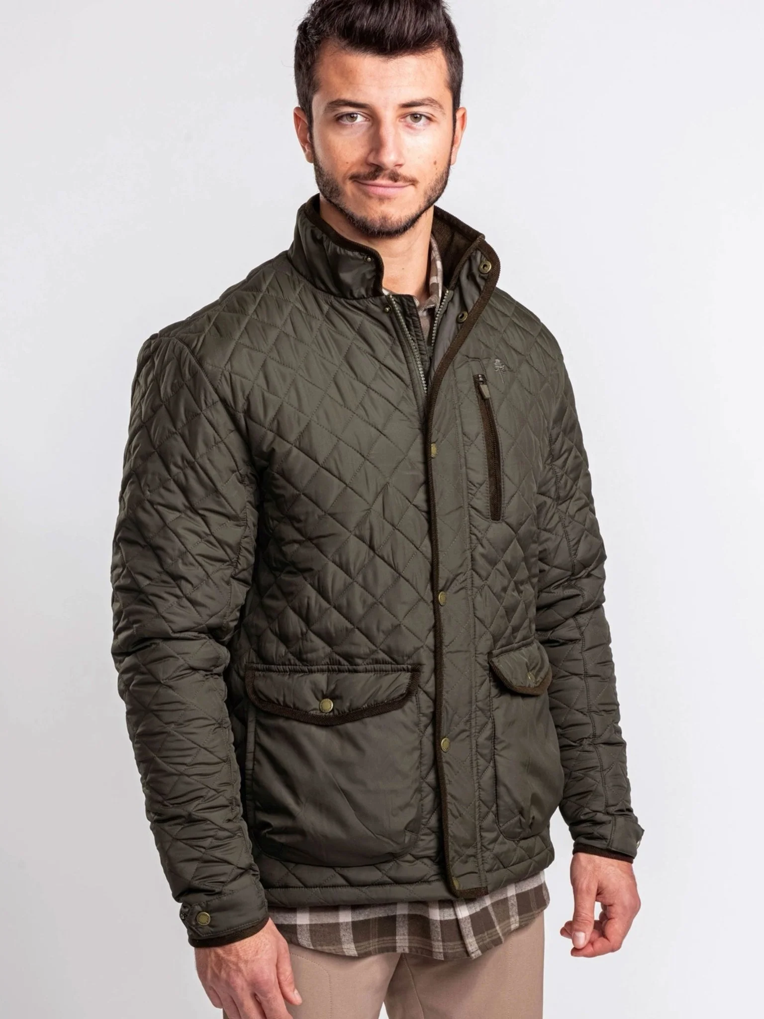 Pinewood Mens Nydala Classic Quilted Jacket / Mens Coat padded - Image 3