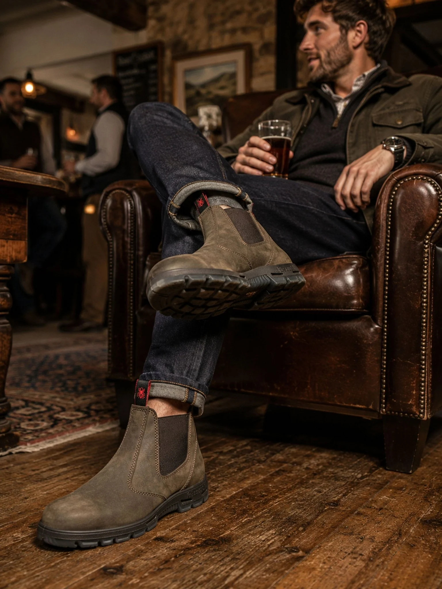 Redback Iron Bark Soft toe Boot (UBIB) - Chelsea boot / dealer boots - Image 3