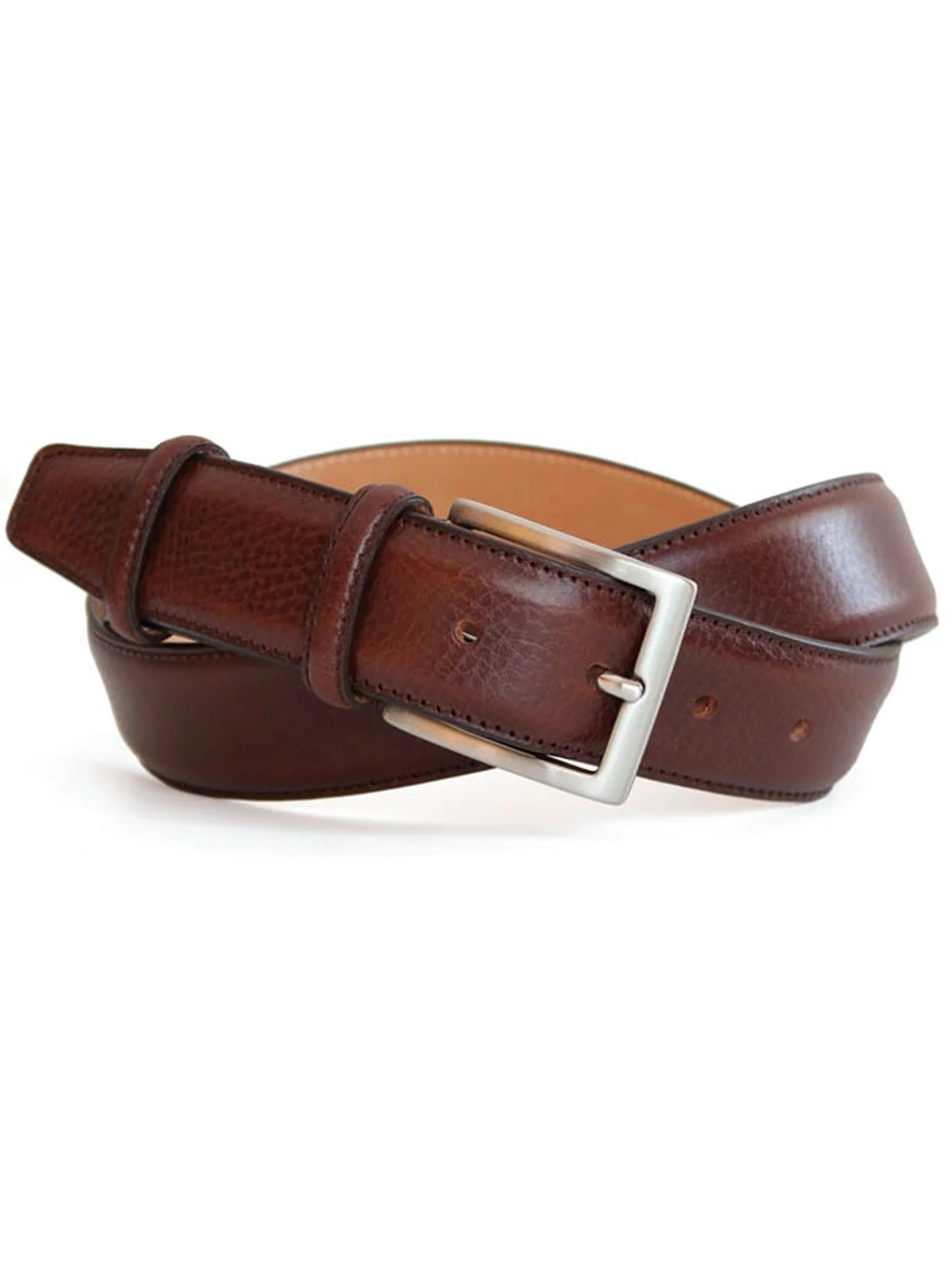 Robert Charles Belts 3751 Calfskin Leather Mens belt - 35mm leather width - Made in Italy - Image 3