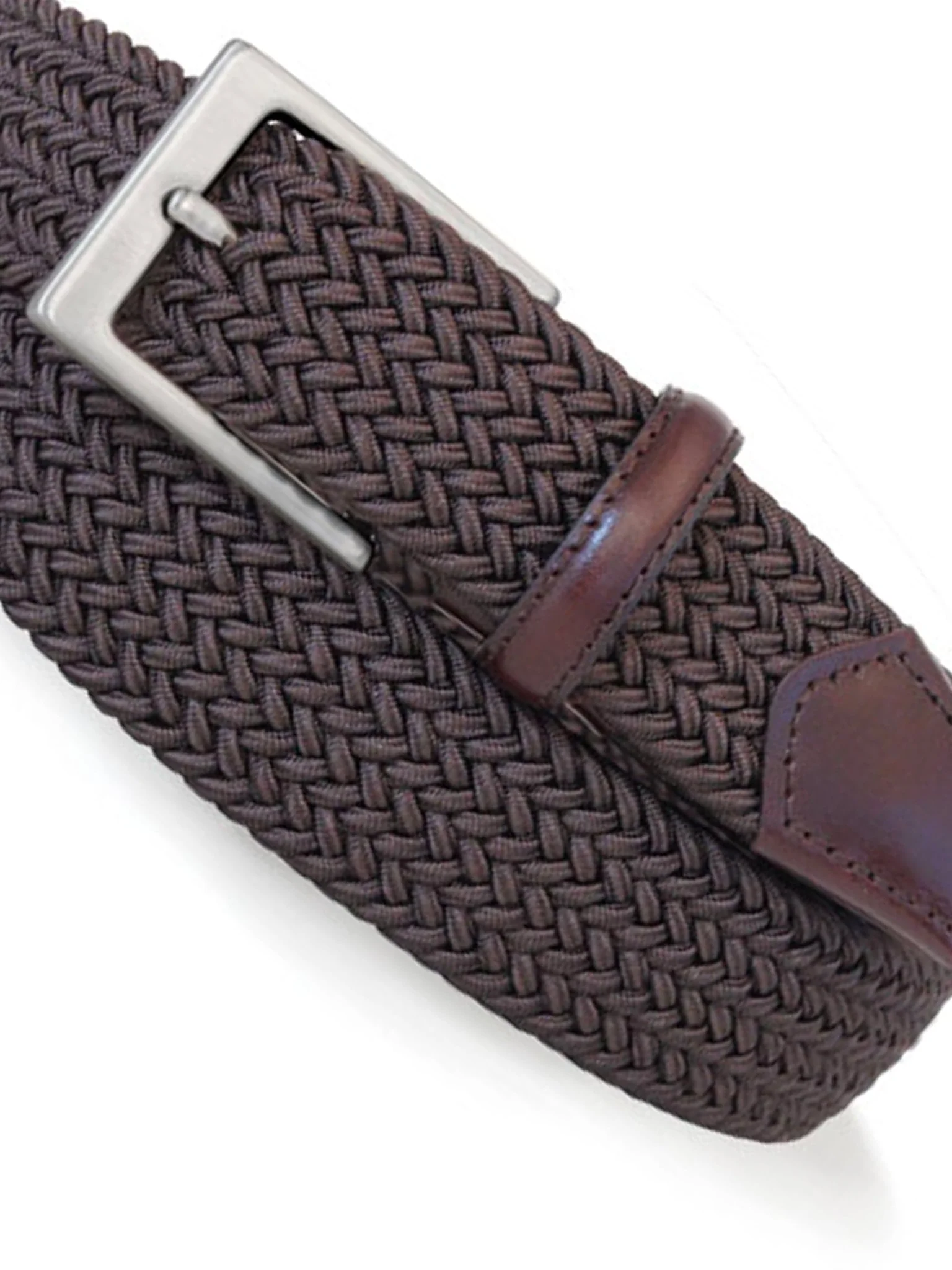 Robert Charles Belts 1003 Leather & Cotton Blend Mens Belt - 32mm leather width - Made in Italy - Image 3