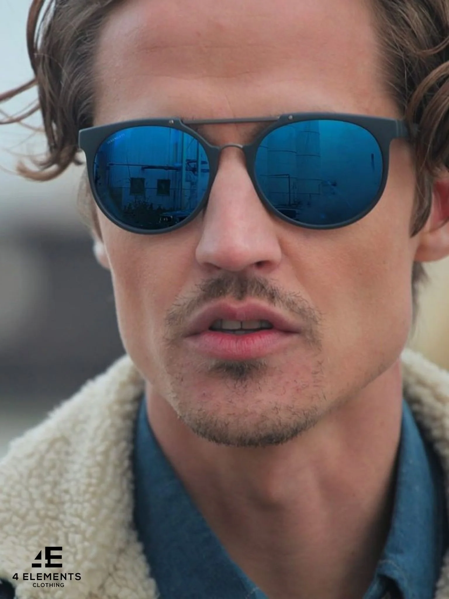 serengeti - Unisex Lerici Sunglasses - Shiny Tortoise/Satin Soft Gold - Image 3