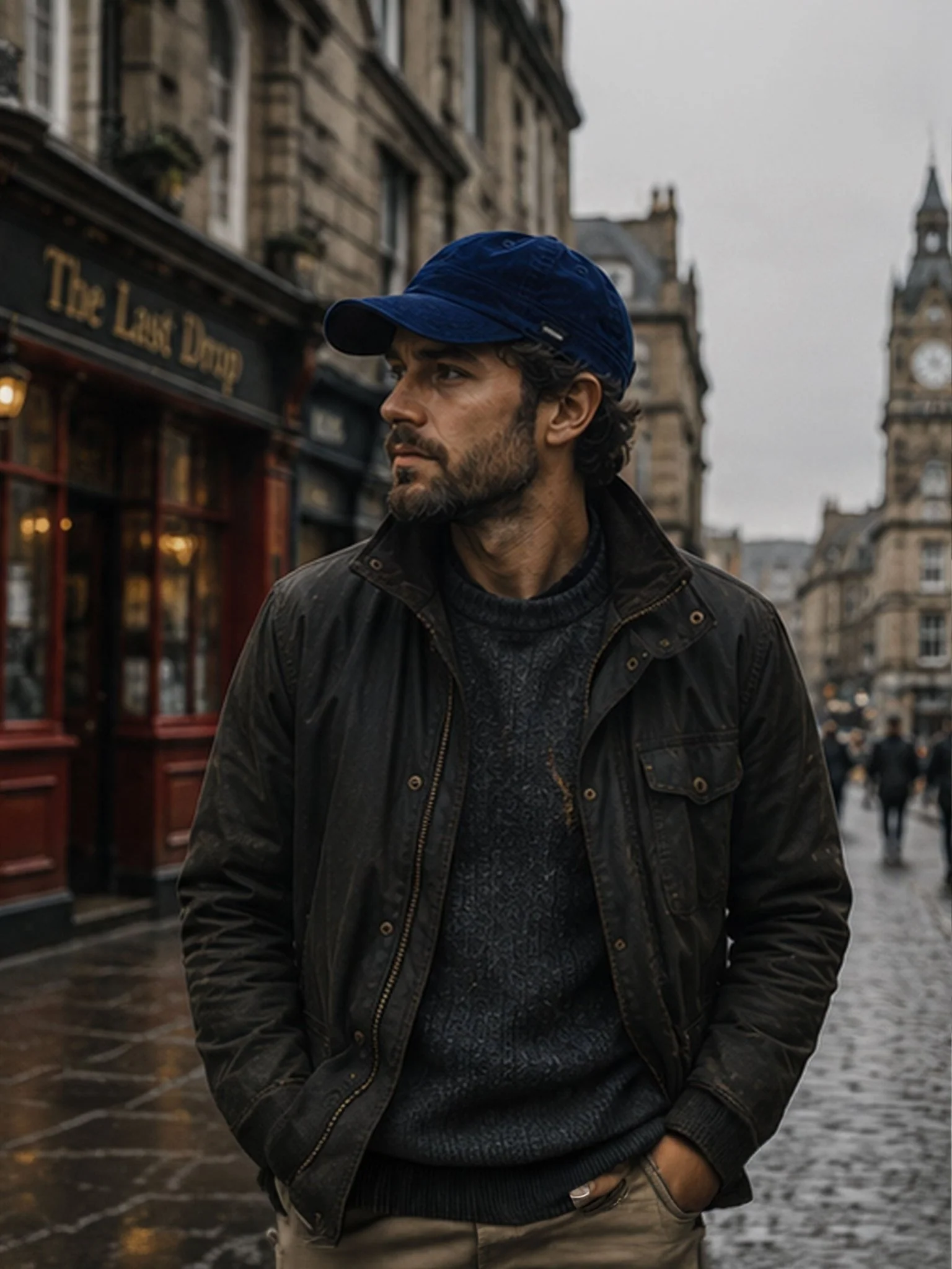 Craggi Newsboy Cap Velvet Blue Craggi Hat