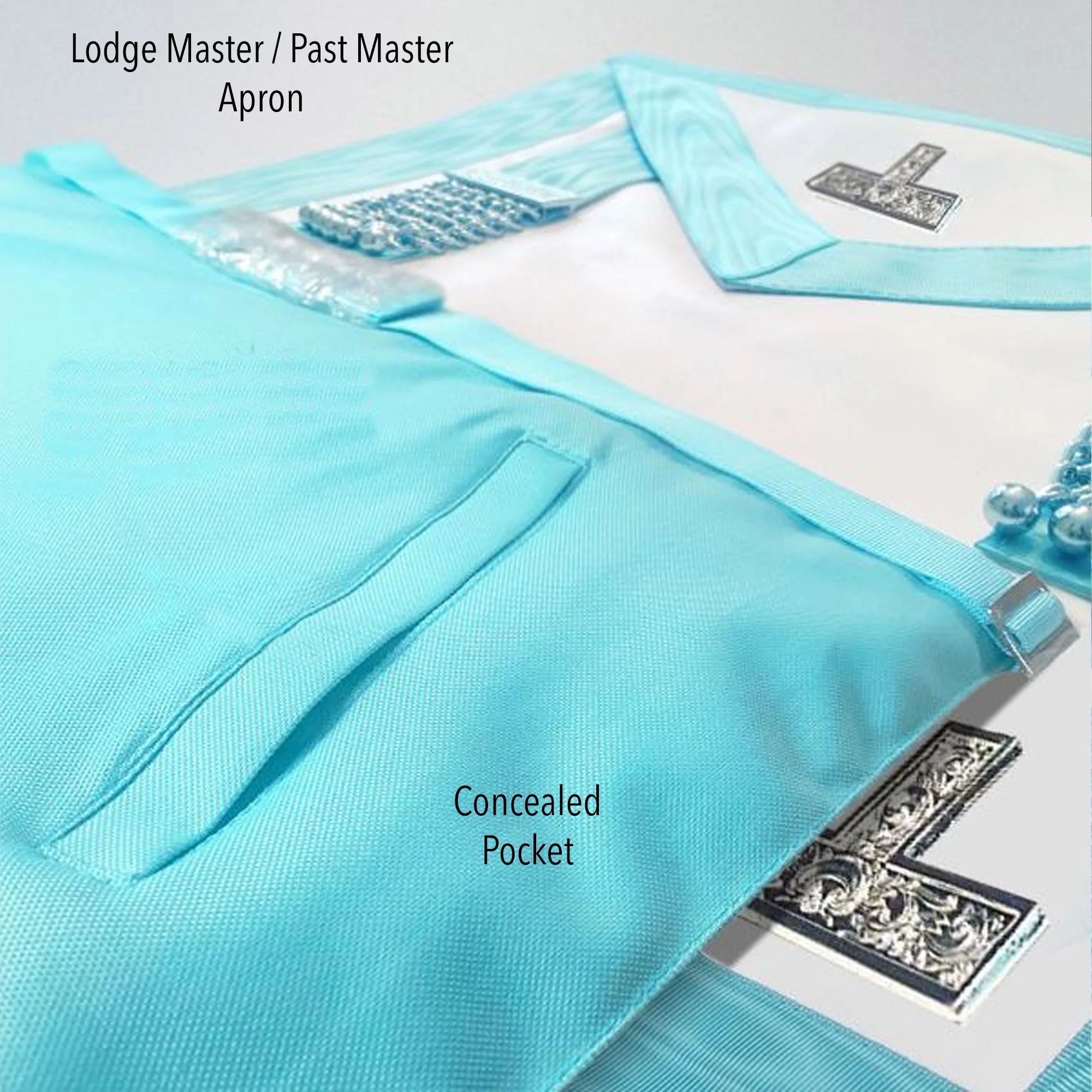 Worshipful Master / Past Master Apron - Premium Lambskin Leather - Masons Craft Masonic regalia - Image 4